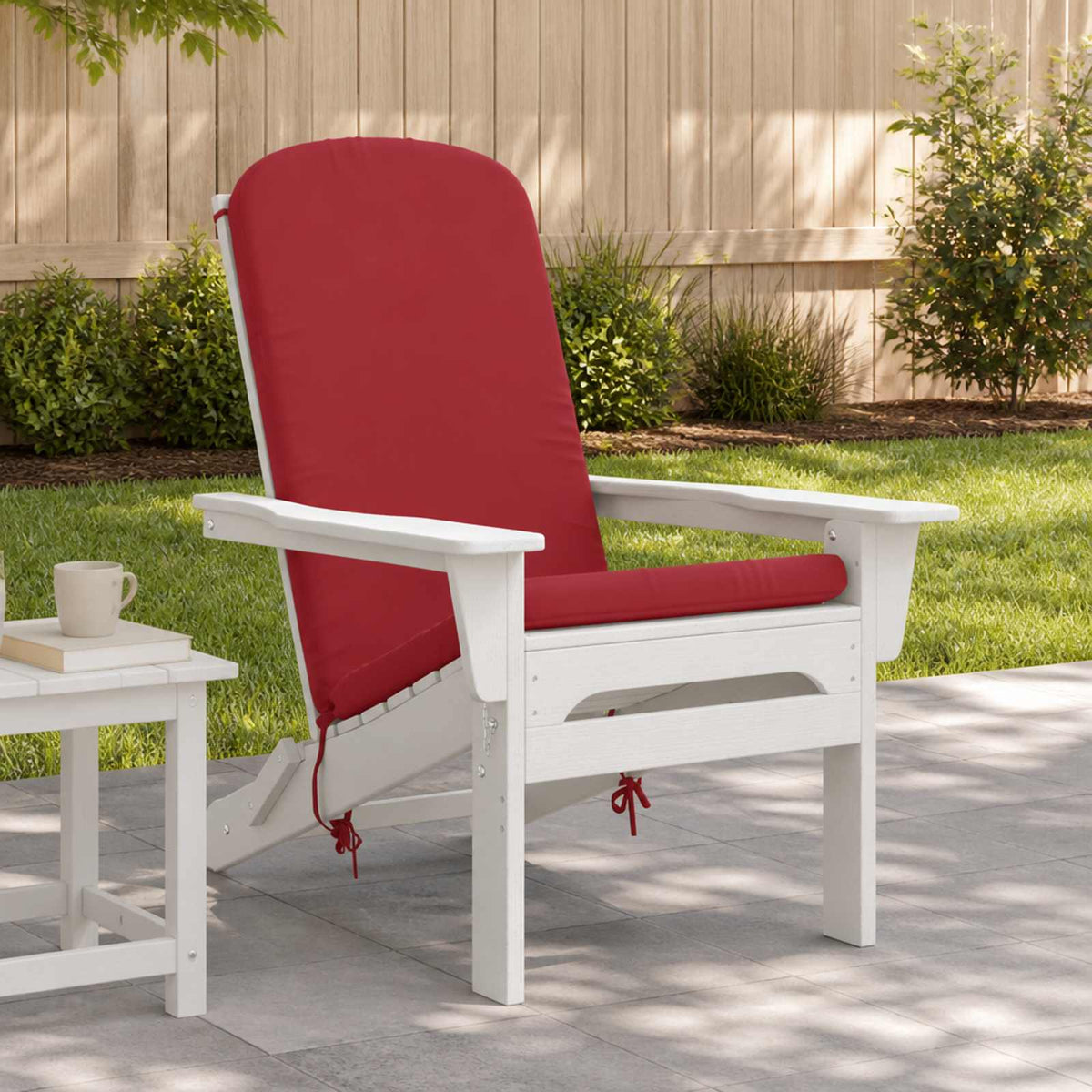 Sun Lounger Cushion GEMERT 100% Polyester Wine Red
