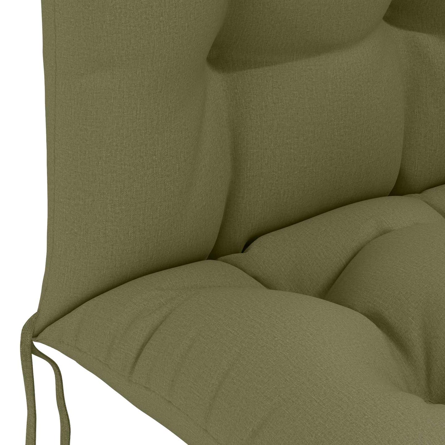 Sun Lounger Cushion PUTTEN 100% Polyester Olive Green