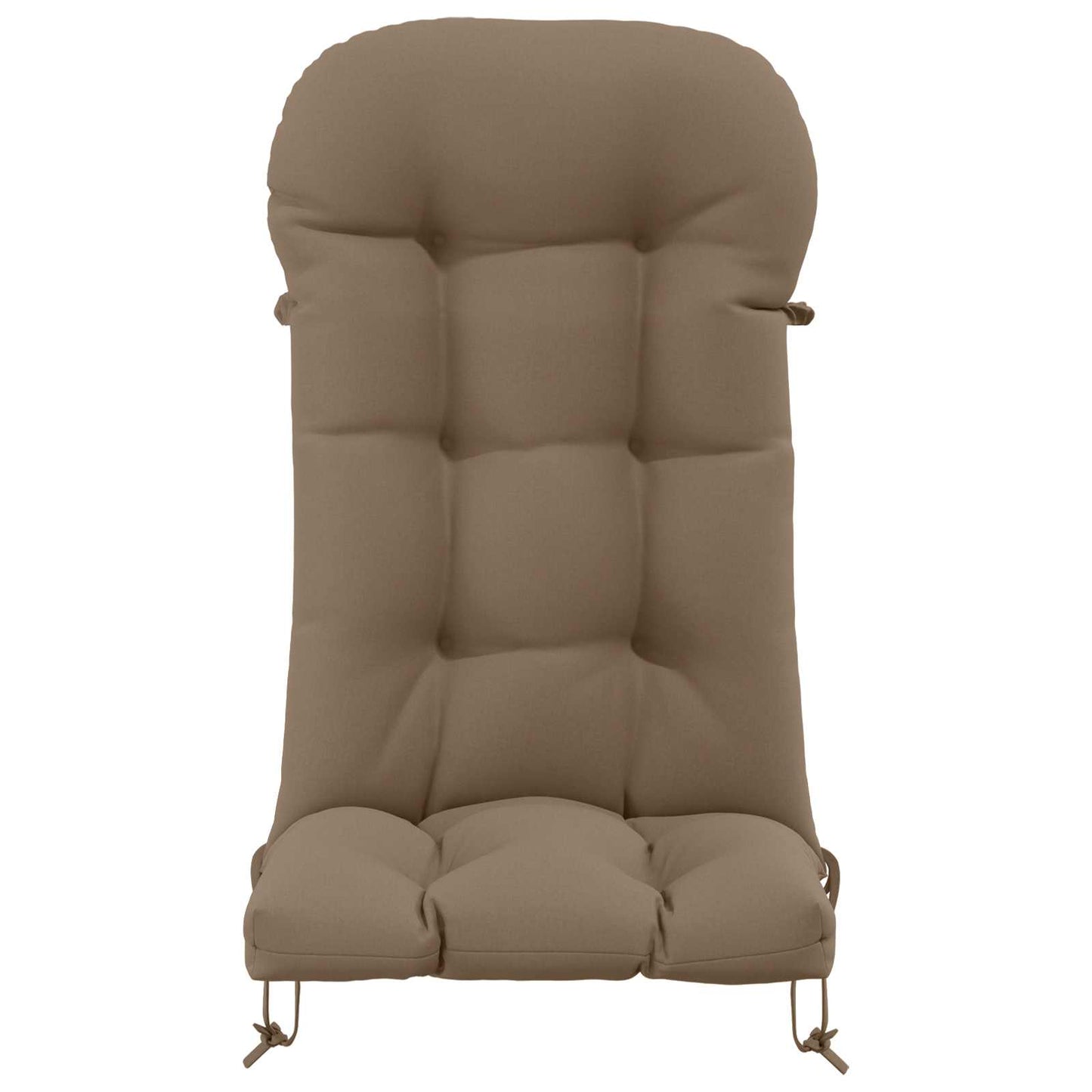 Sun Lounger Cushion PUTTEN 100% Polyester Taupe