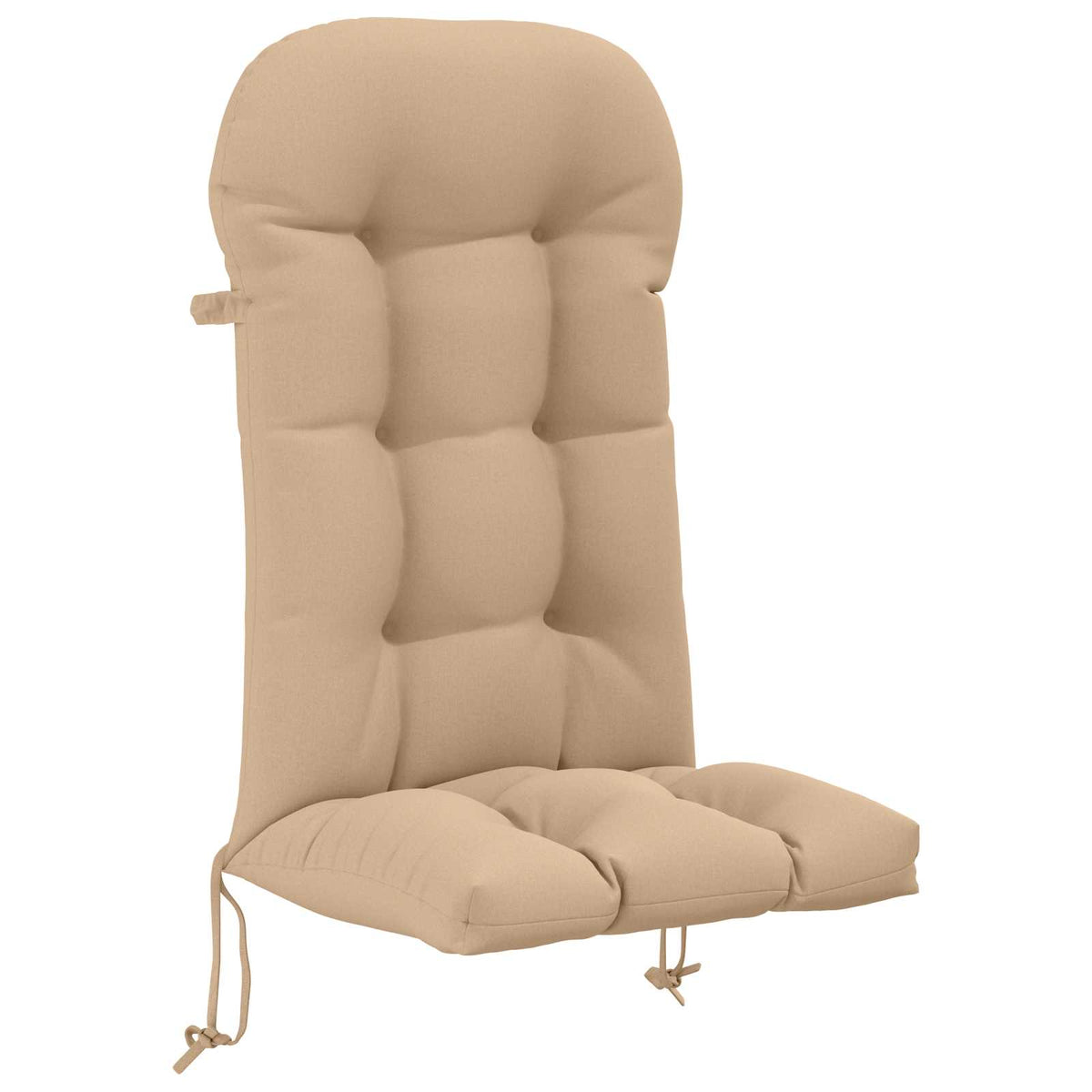 Sun Lounger Cushion PUTTEN 100% Polyester Sand 48 x 112 x 10 cm