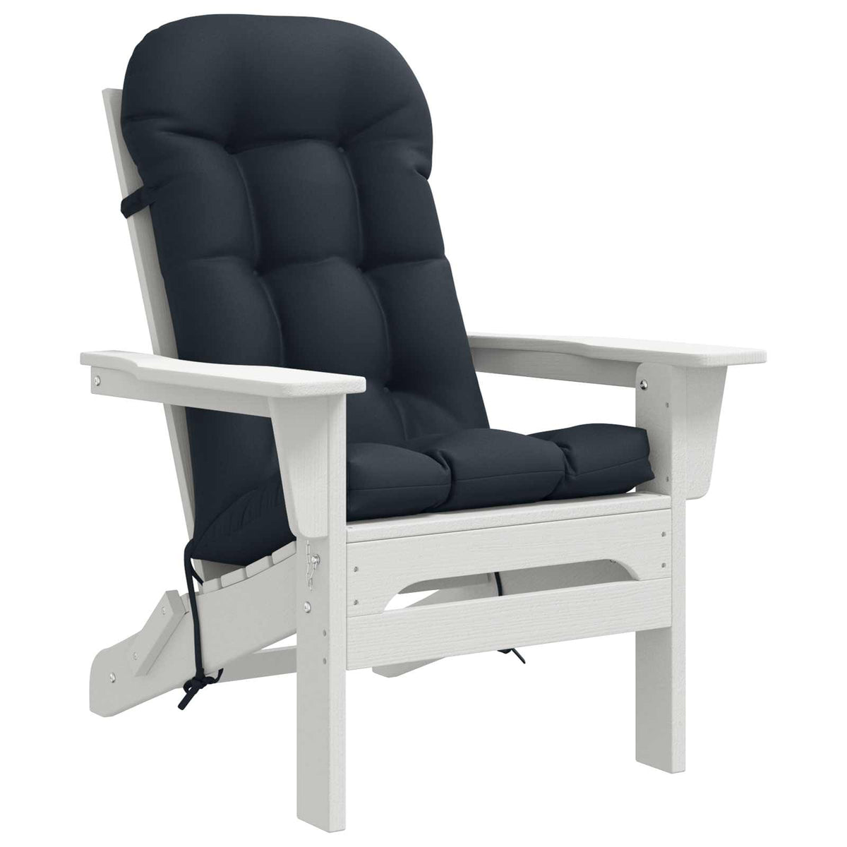 Adirondack Chair Cushion PUTTEN 100% Polyester Dark Blue