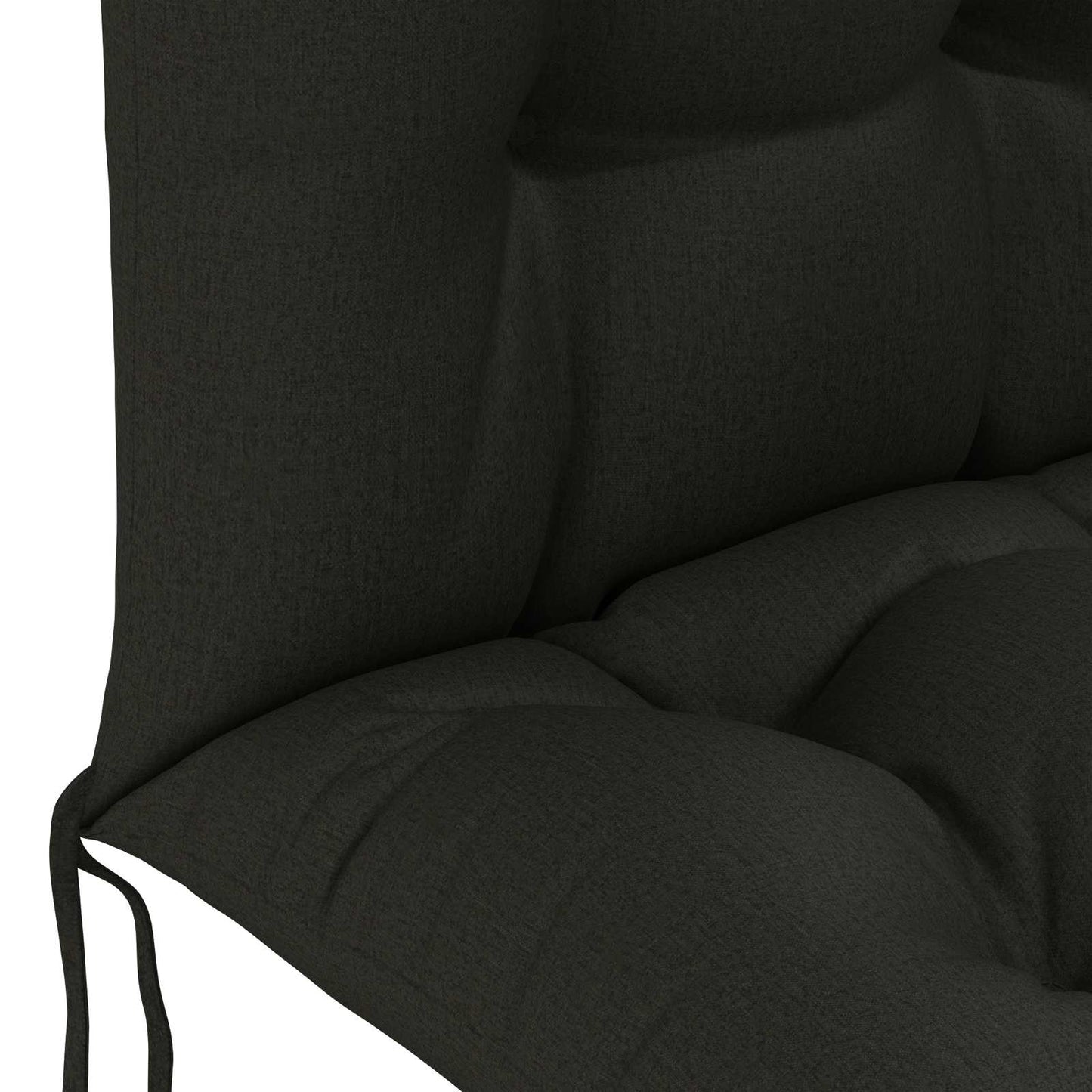 Sun Lounger Cushion PUTTEN 100% Polyester Black