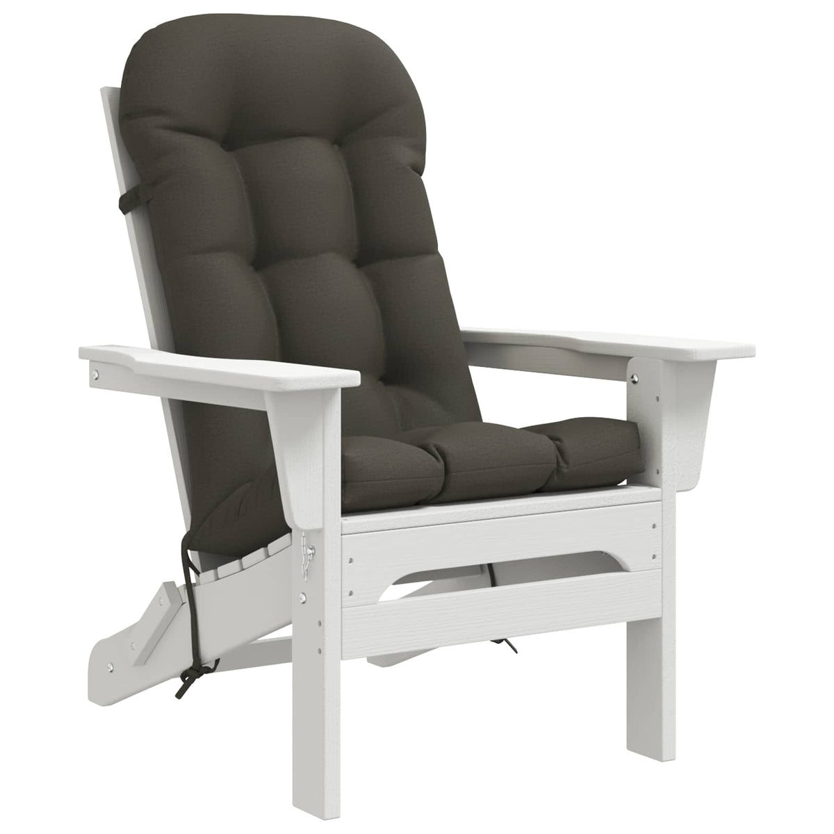 Adirondack Chair Cushion PUTTEN 100% Polyester Anthracite