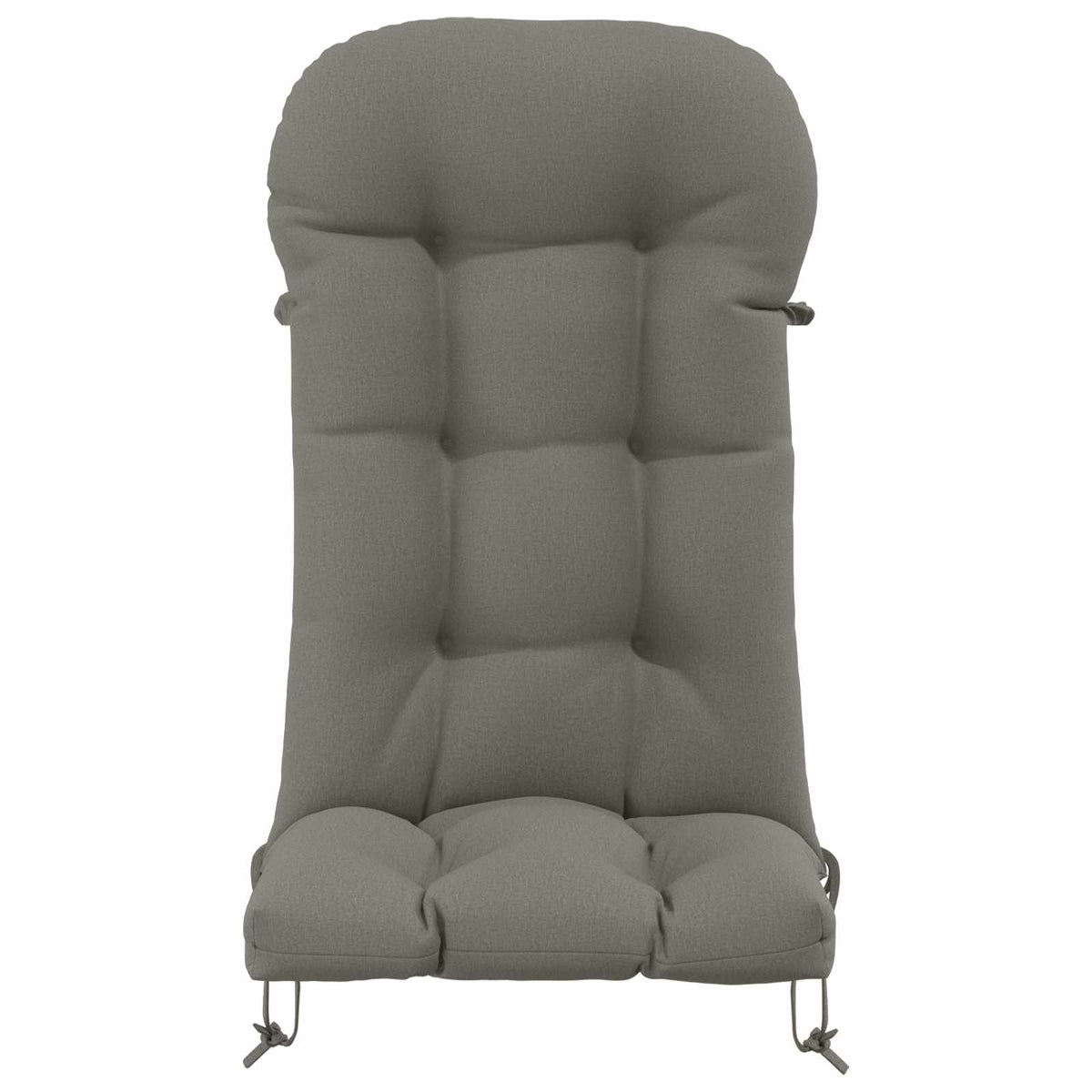 Adirondack Chair Cushion PUTTEN 100% Polyester Grey