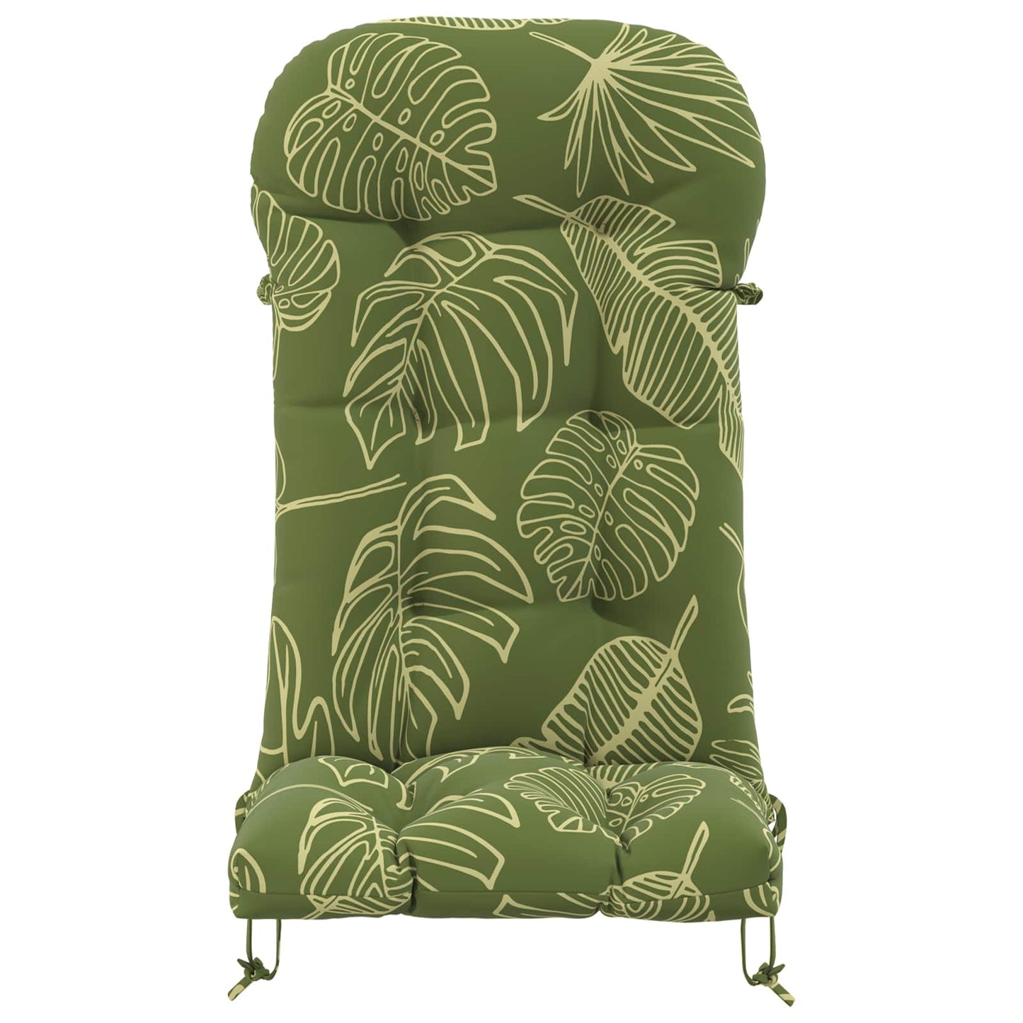 Sun Lounger Cushion PUTTEN 100% Polyester Leaf Design
