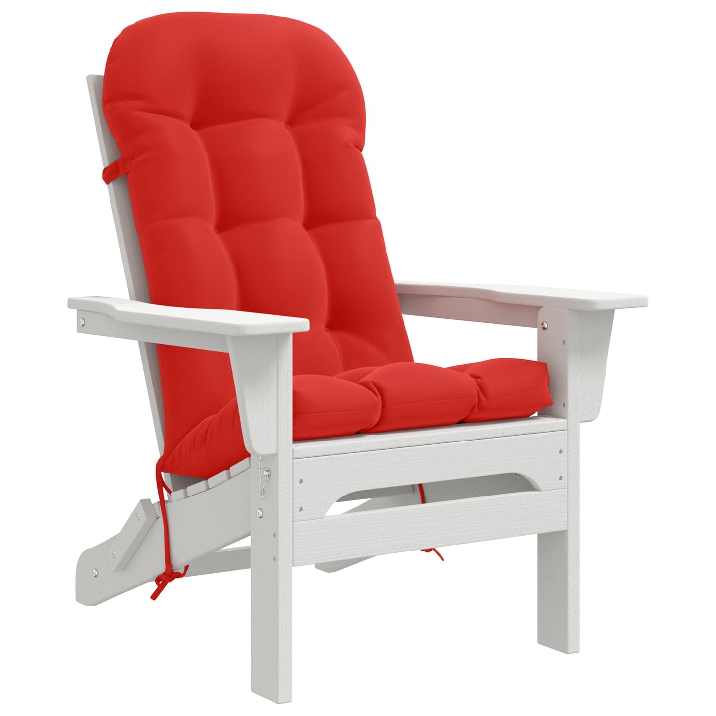 Sun Lounger Cushion PUTTEN 100% Polyester Red 48 x 112 x 10 cm