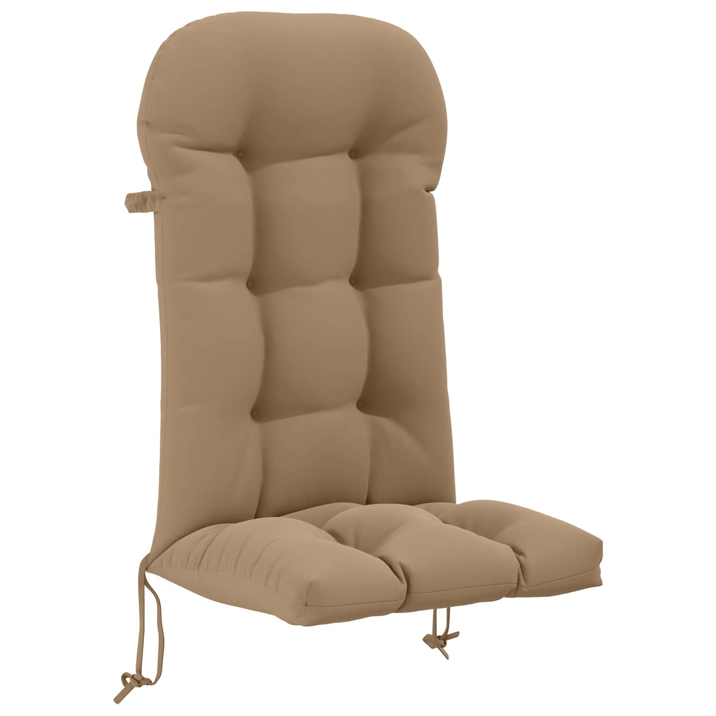 Sun Lounger Cushion PUTTEN 100% Polyester Taupe