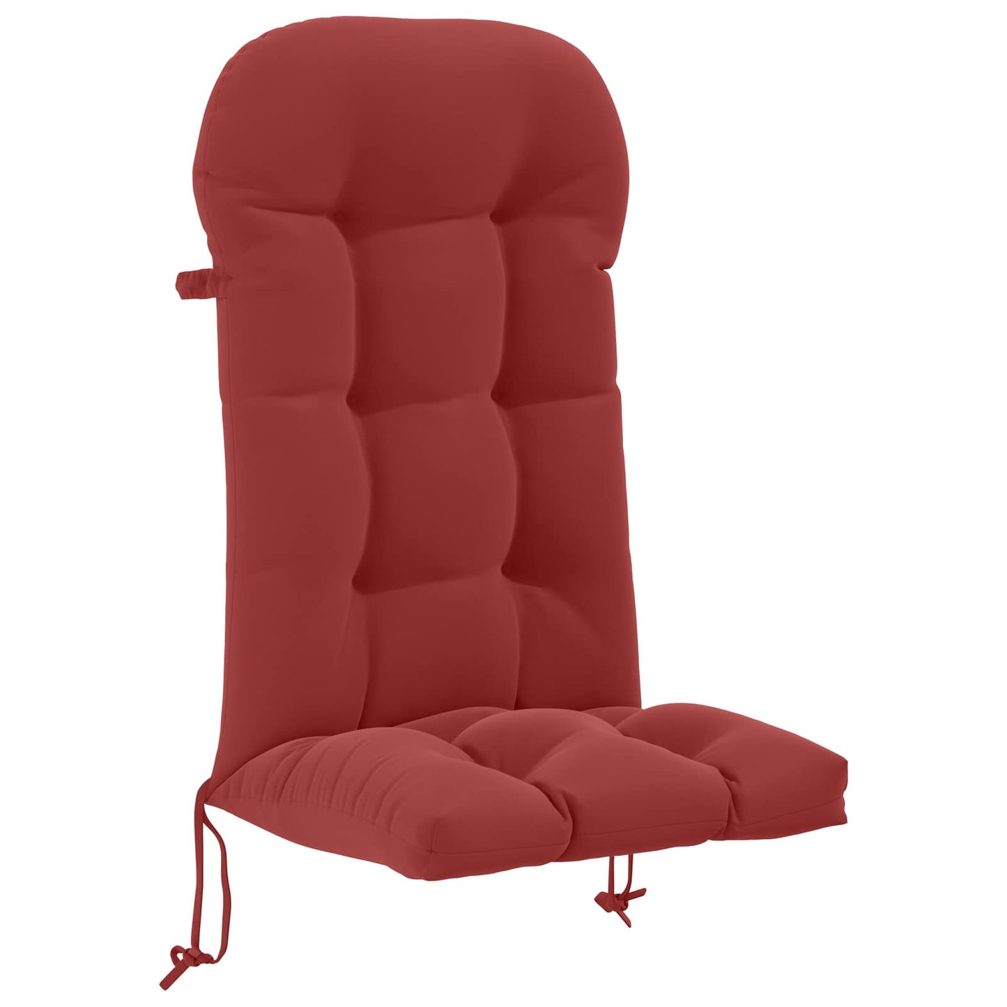 Sun Lounger Cushion PUTTEN 100% Polyester Wine Red