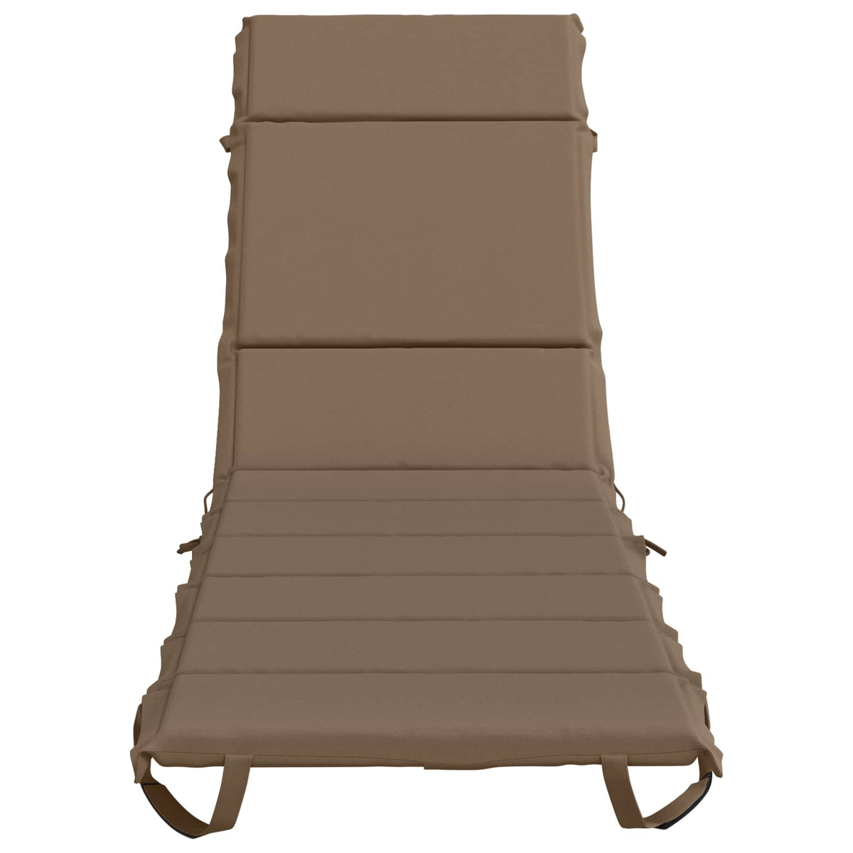 Sunlounger Cushion GEMERT 100% Polyester Taupe 200 x 50 x 3 cm
