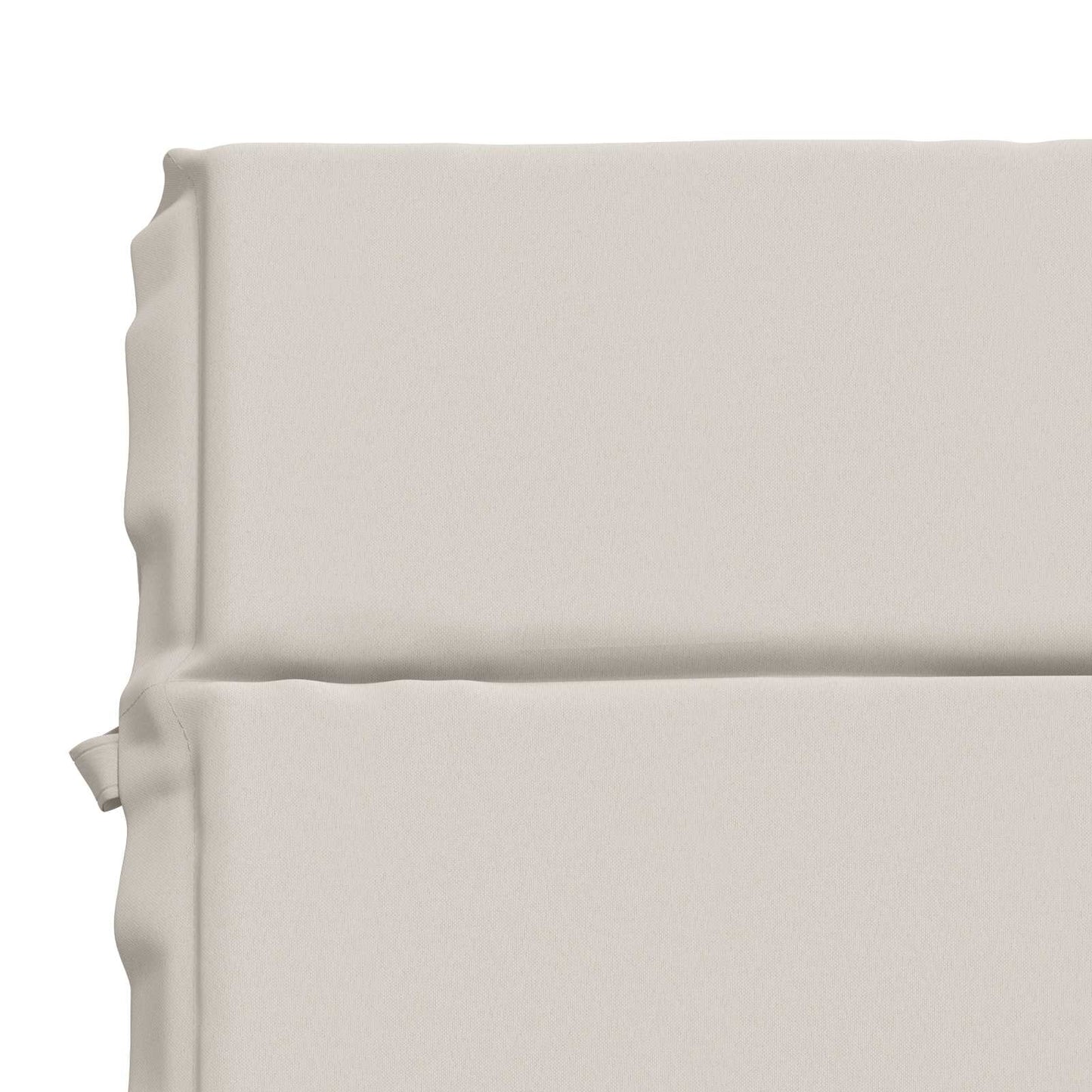 Sunlounger Cushion GEMERT 100% Polyester White 200 x 50 x 3 cm