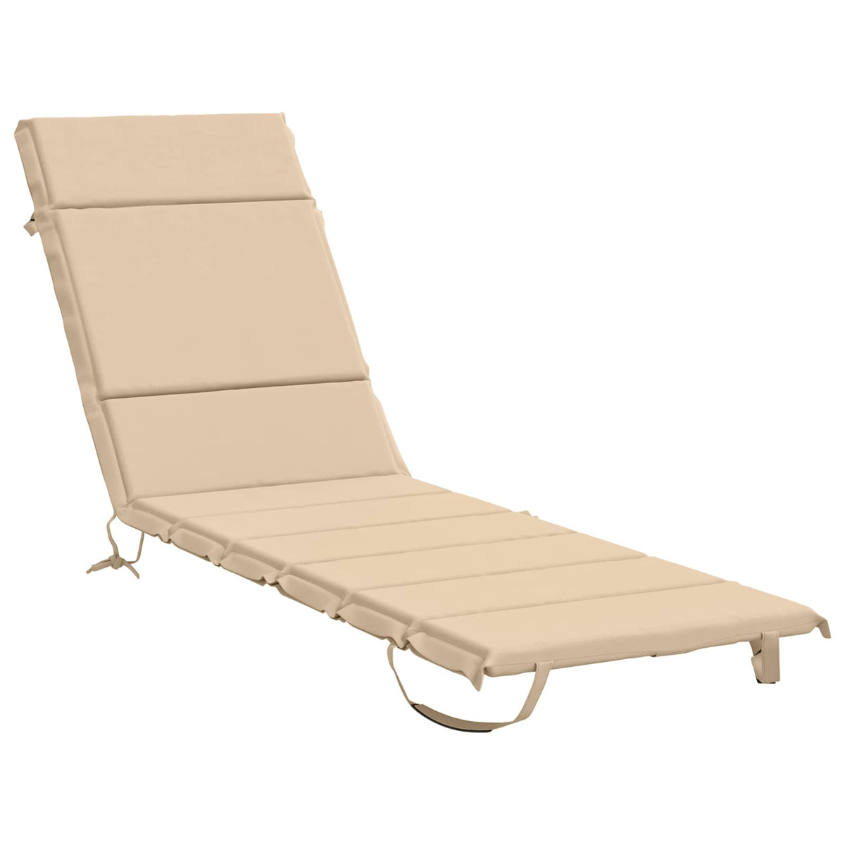 Sunlounger Cushion GEMERT 100% Polyester Cream 200 x 50 x 3 cm
