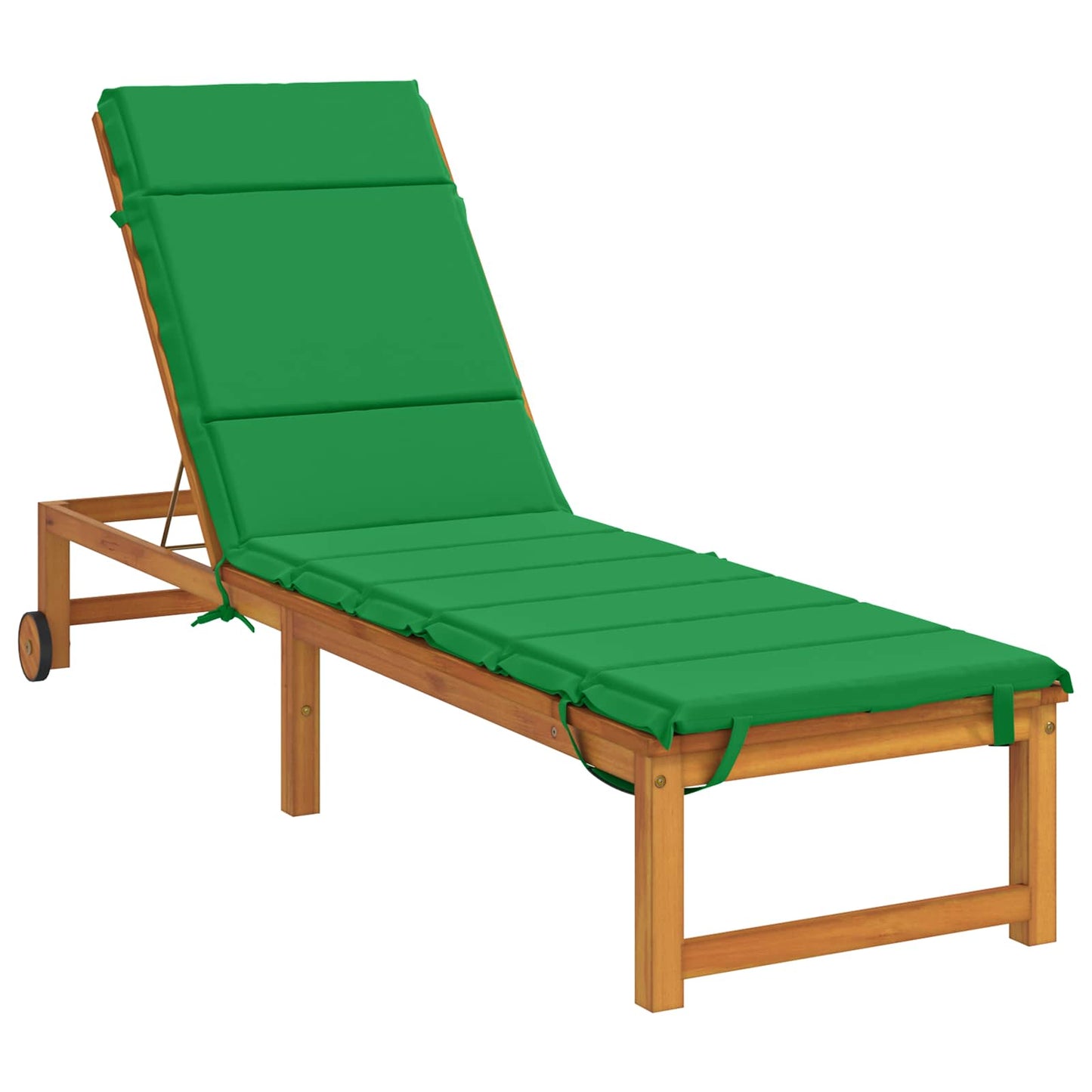 Sunlounger Cushion GEMERT 100% Polyester Green 200 x 50 x 3 cm