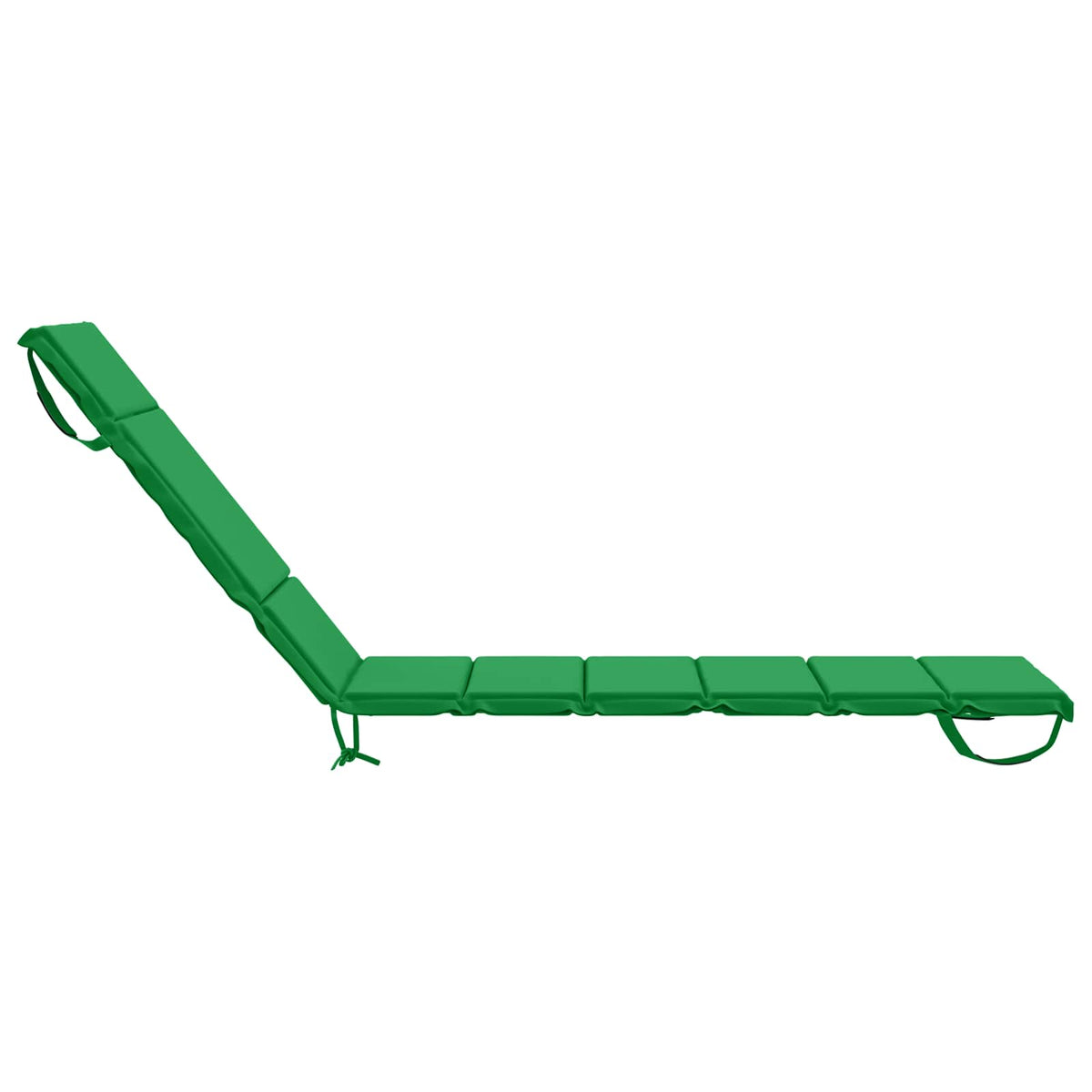 Sunlounger Cushion GEMERT 100% Polyester Green 200 x 50 x 3 cm