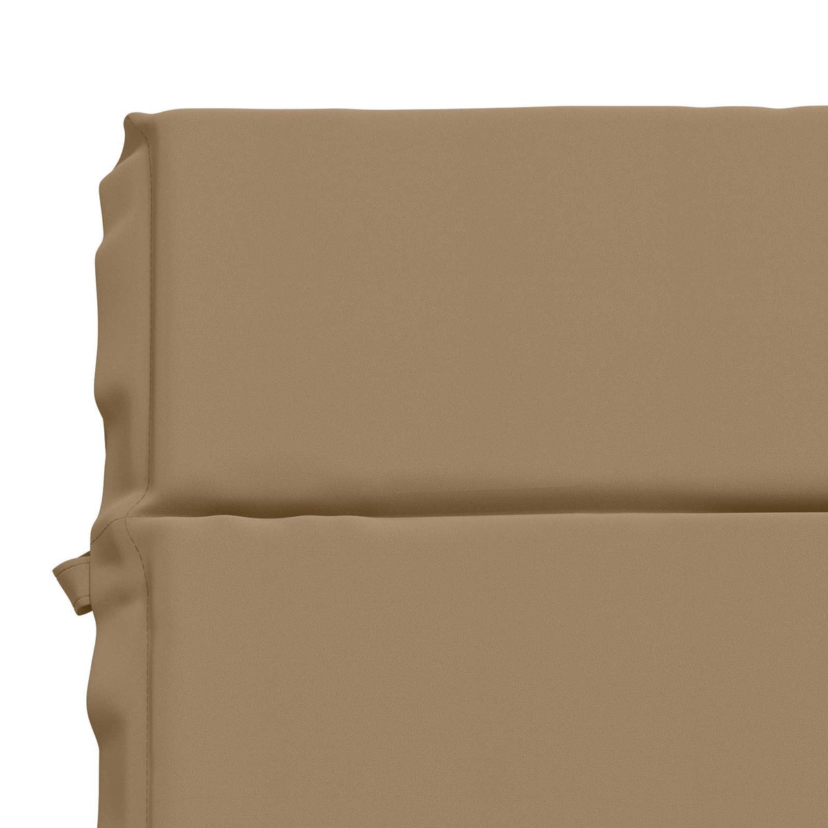Sunlounger Cushion GEMERT 100% Polyester Taupe 200 x 50 x 3 cm