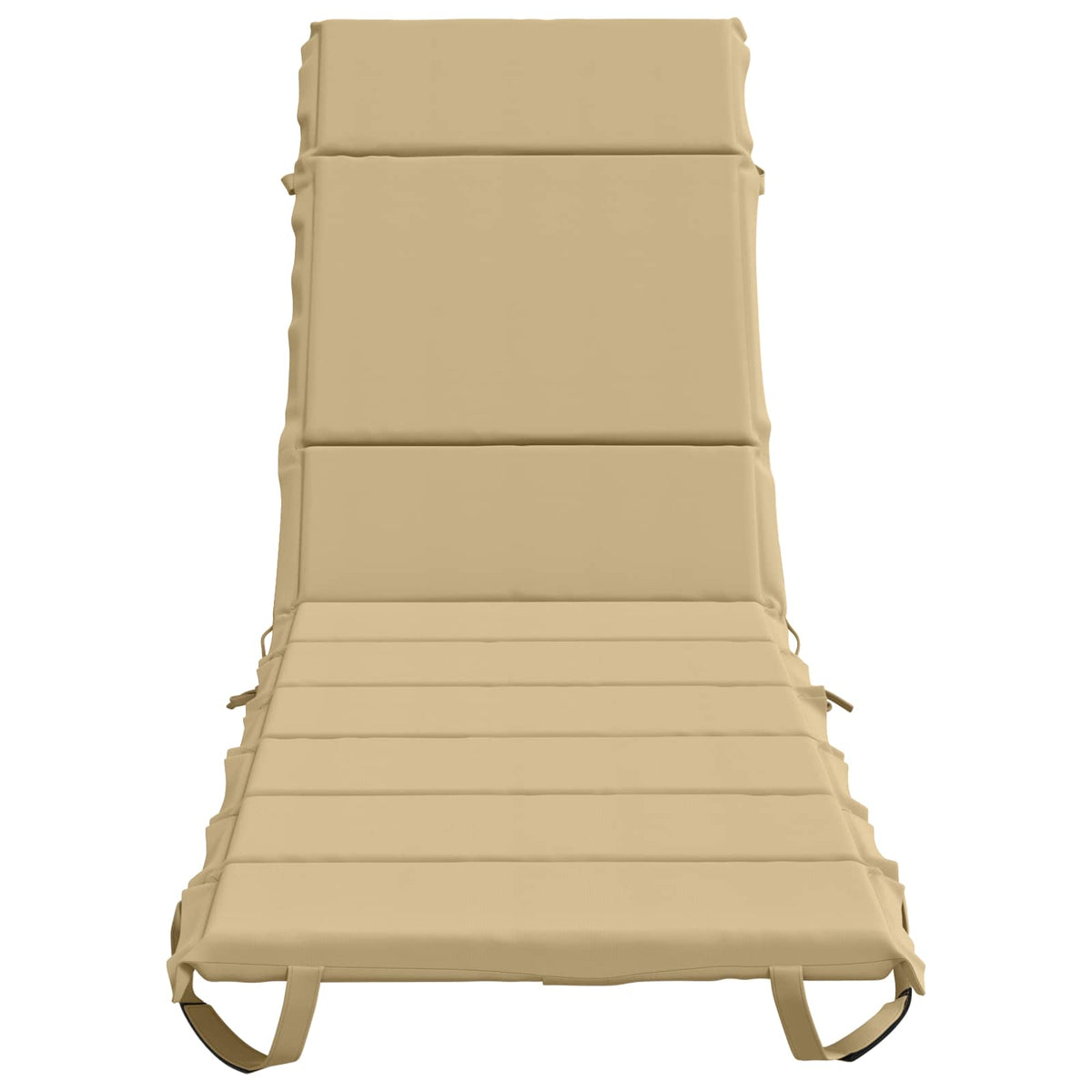 Sunlounger Cushion GEMERT 100% Polyester Beige 200 x 55 x 3 cm