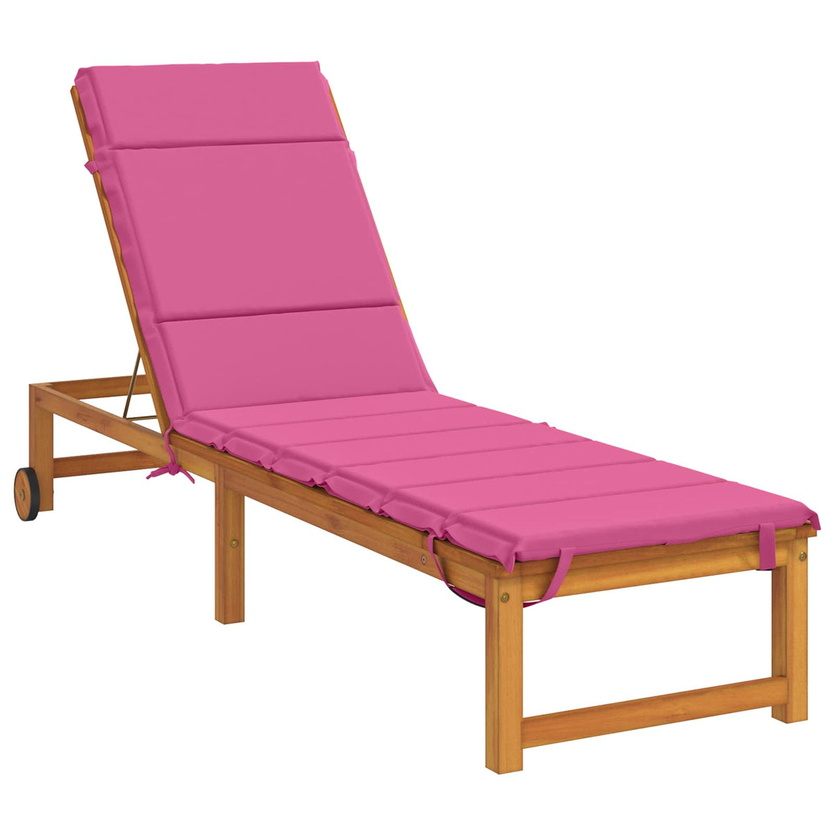 Sunlounger Cushion GEMERT 100% Polyester Pink 200 x 55 x 3 cm
