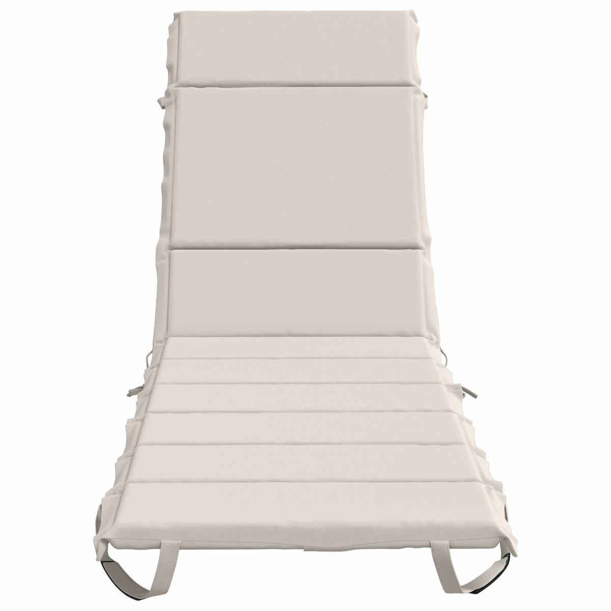 Sunlounger Cushion GEMERT 100% Polyester White 200 x 60 x 3 cm