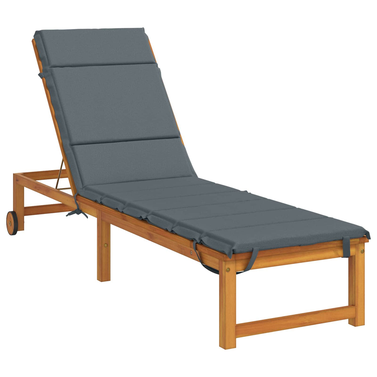 Sunlounger Cushion GEMERT 100% Polyester Blue 200 x 60 x 3 cm