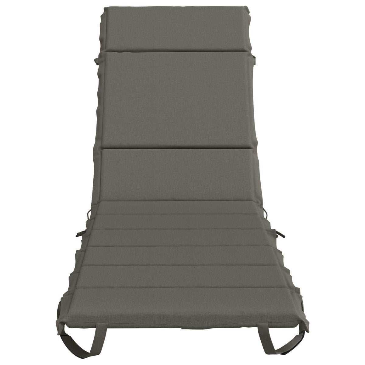 Sunlounger Cushion GEMERT 100% Polyester Grey 200 x 60 x 3 cm