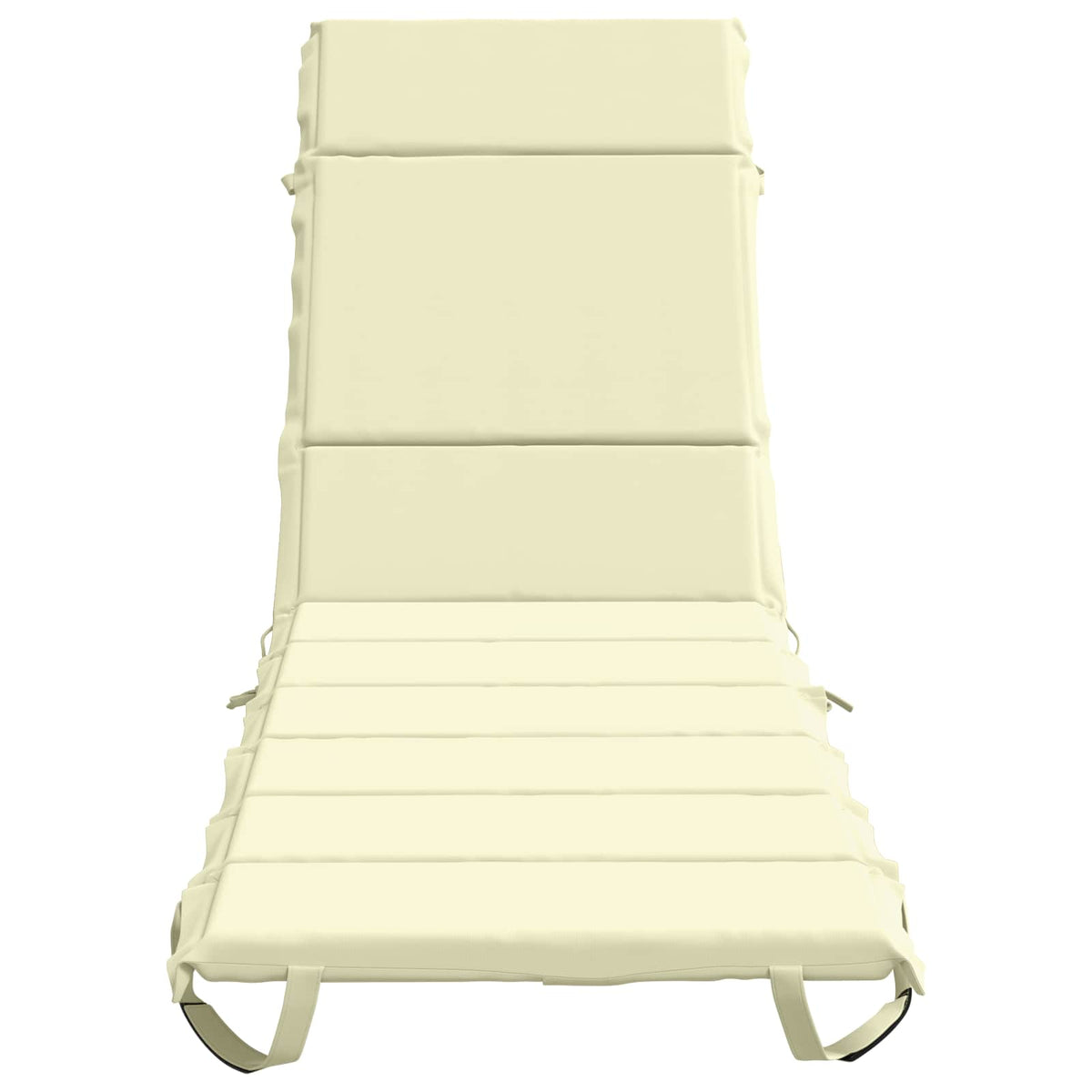 Sunlounger Cushion GEMERT 100% Polyester Cream 200 x 60 x 3 cm
