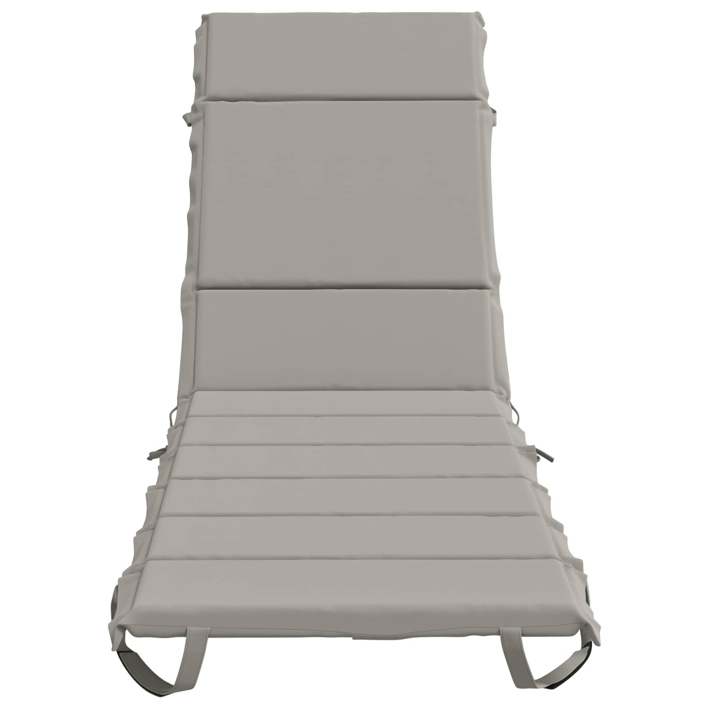 Sunlounger Cushion GEMERT 100% Polyester Grey 200 x 60 x 3 cm