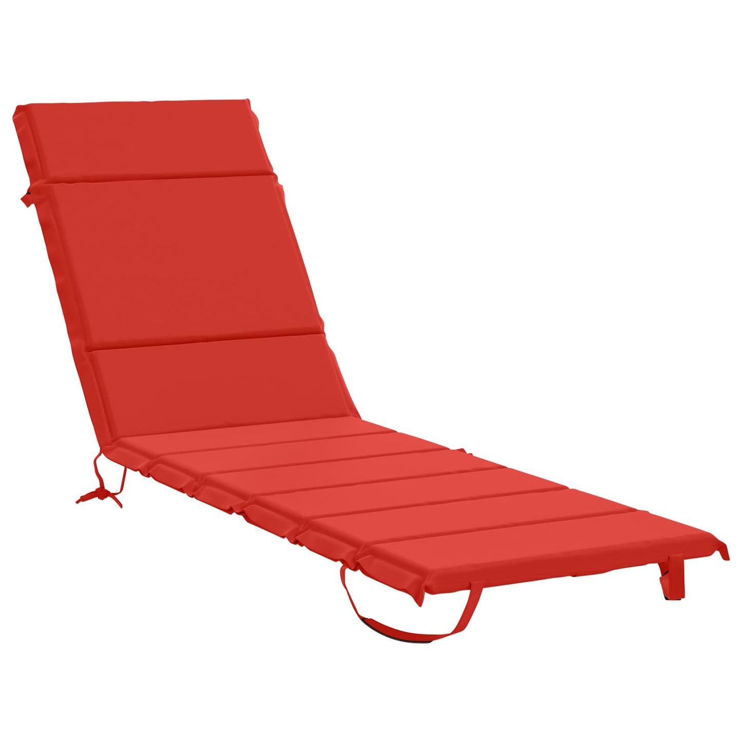 Sunlounger Cushion GEMERT 100% Polyester Red 200 x 60 x 3 cm