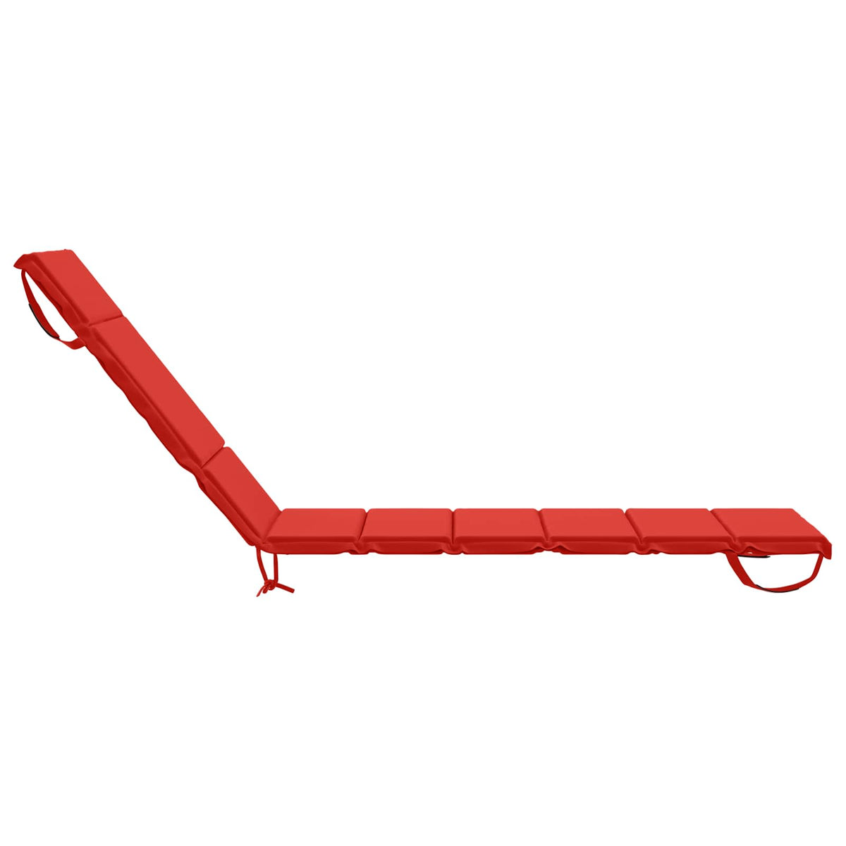 Sunlounger Cushion GEMERT 100% Polyester Red 200 x 60 x 3 cm
