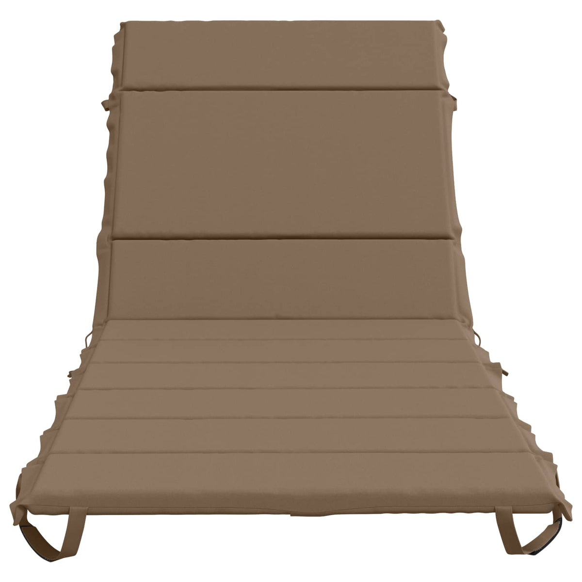 Sunlounger Cushion GEMERT 100% Polyester Taupe 200 x 70 x 3 cm