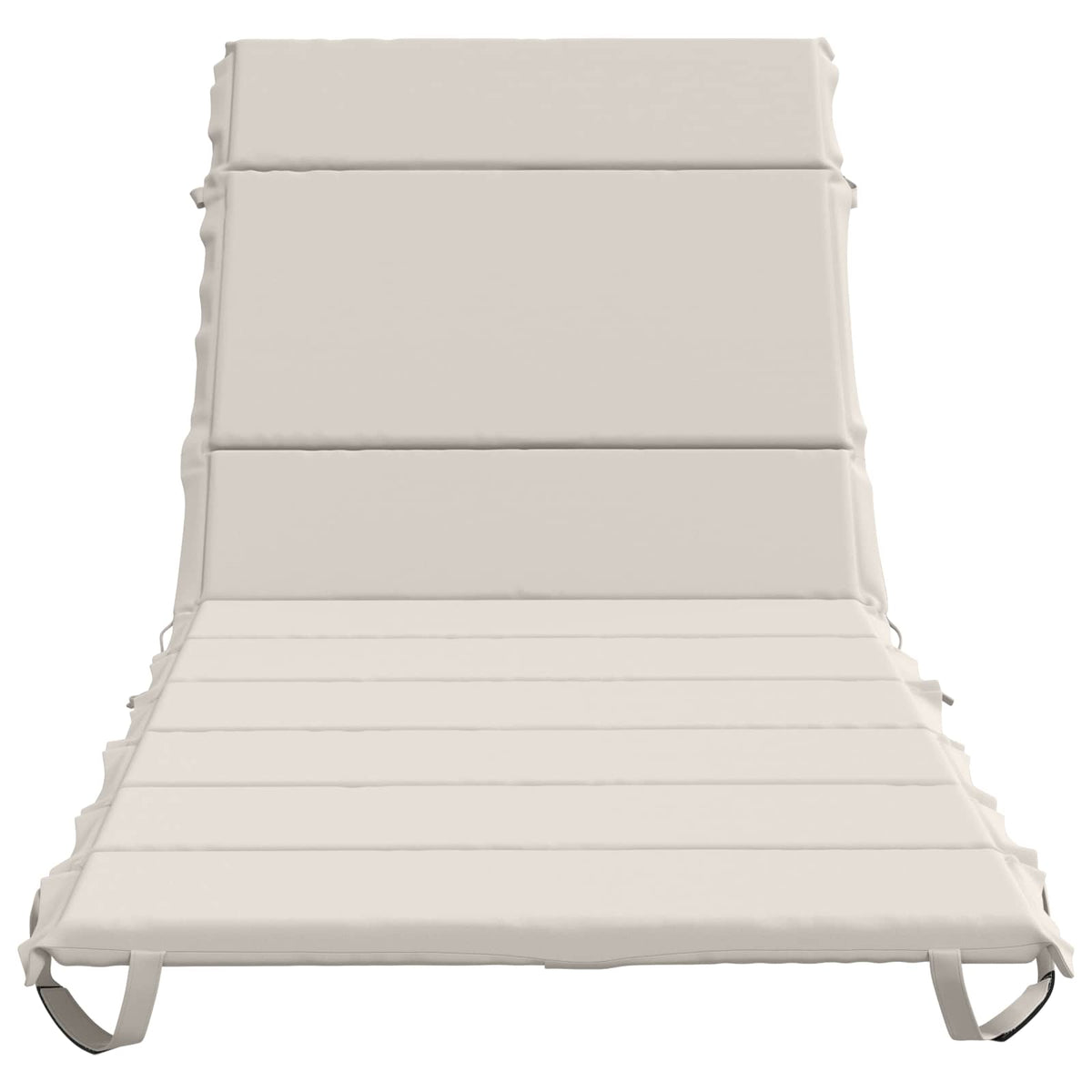 Sunlounger Cushion GEMERT 100% Polyester White 200 x 70 x 3 cm
