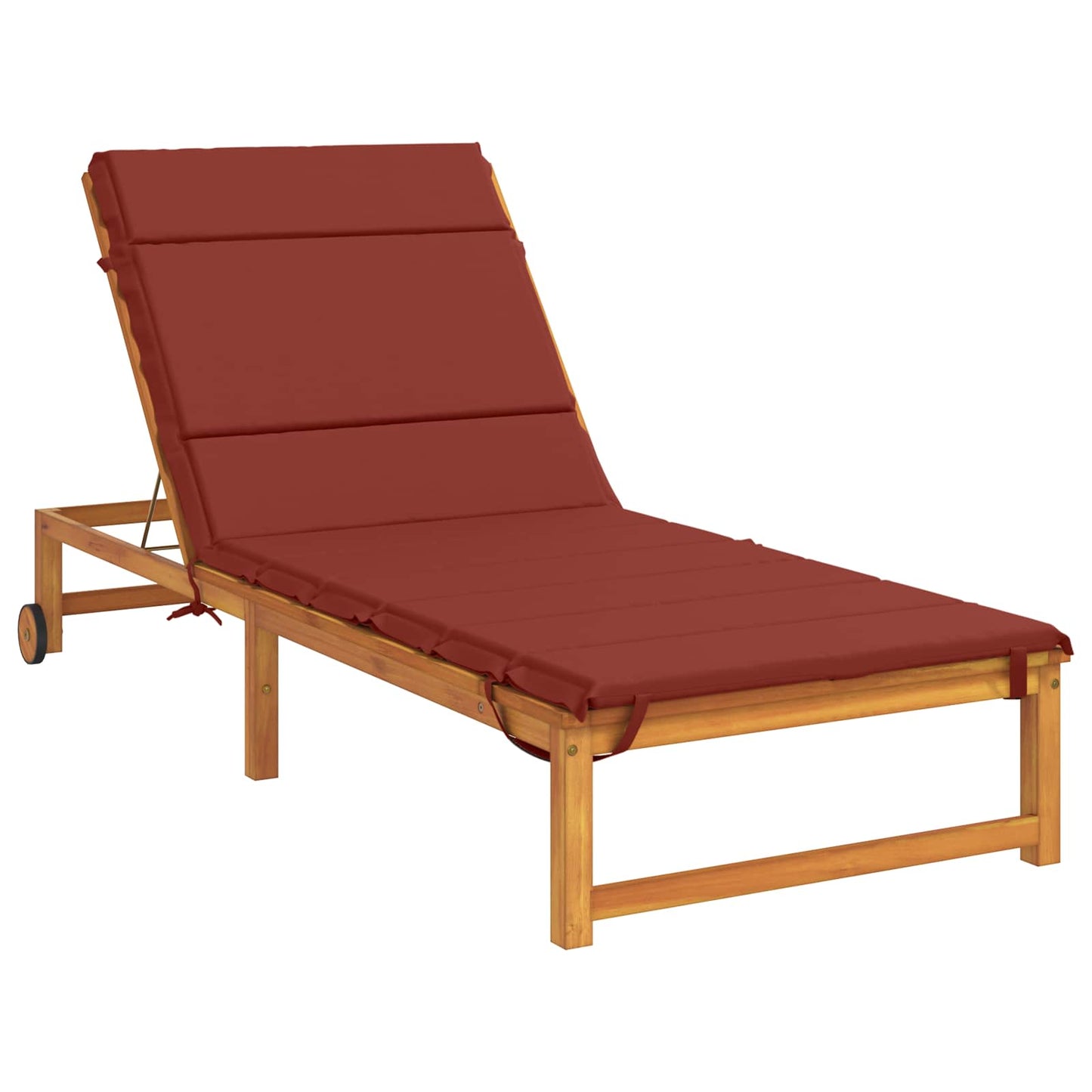 Sunlounger Cushion GEMERT 100% Polyester Red 200 x 70 x 3 cm