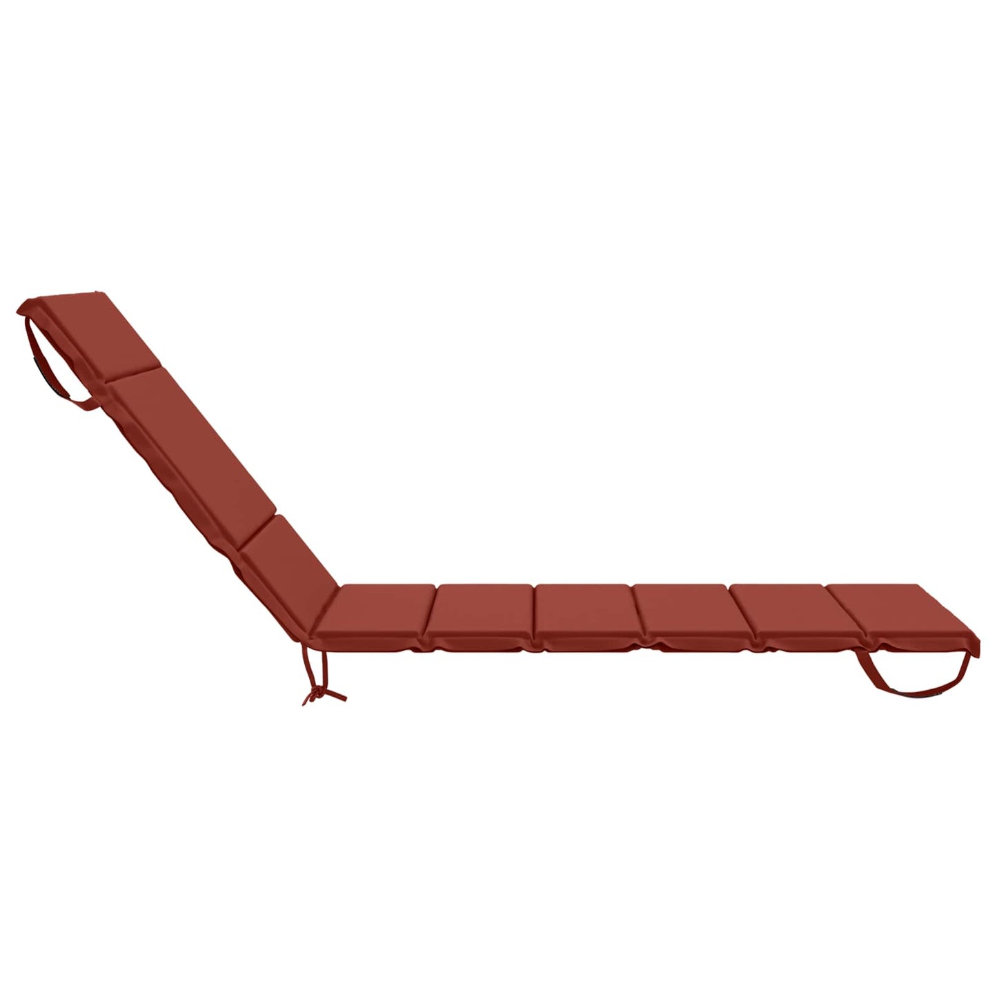Sunlounger Cushion GEMERT 100% Polyester Red 200 x 70 x 3 cm