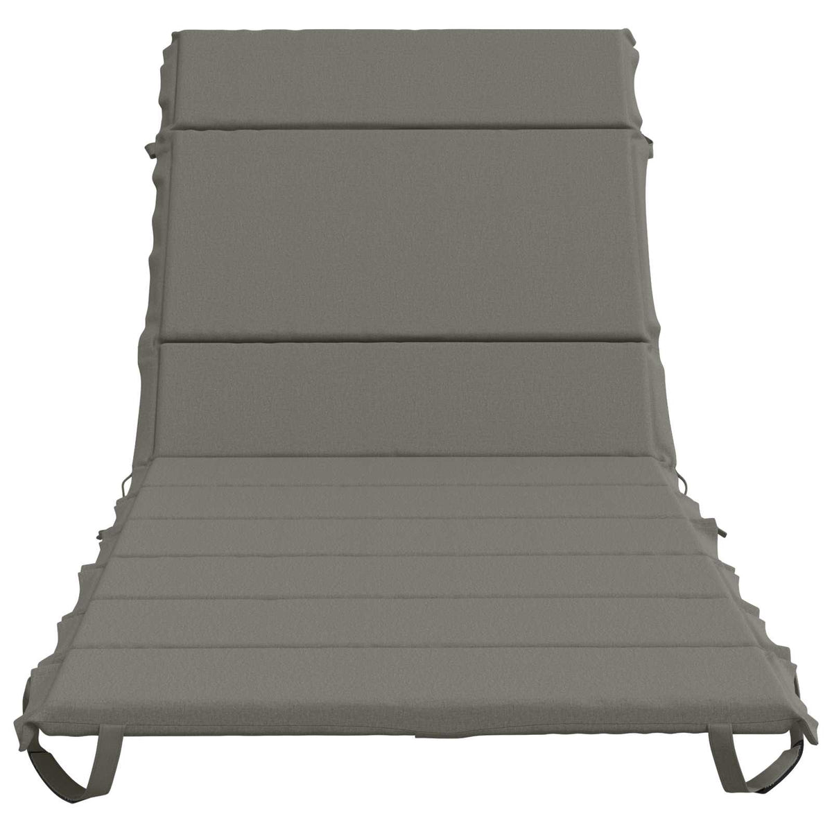 Sunlounger Cushion GEMERT 100% Polyester Grey 200 x 70 x 3 cm