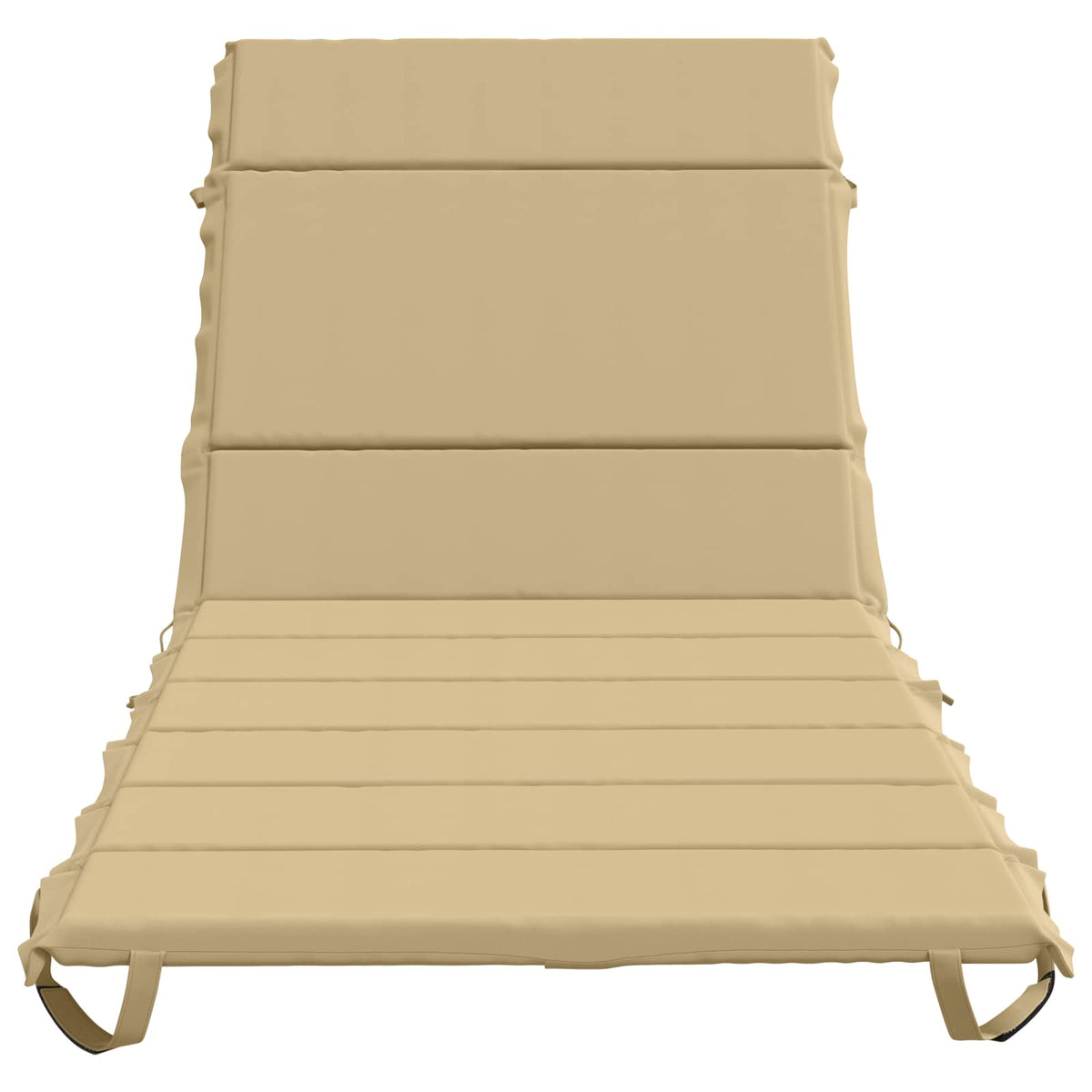 Sunlounger Cushion GEMERT 100% Polyester Beige 200 x 70 x 3 cm