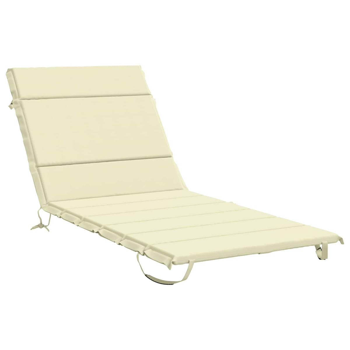 Sunlounger Cushion GEMERT 100% Polyester Cream 200 x 70 x 3 cm