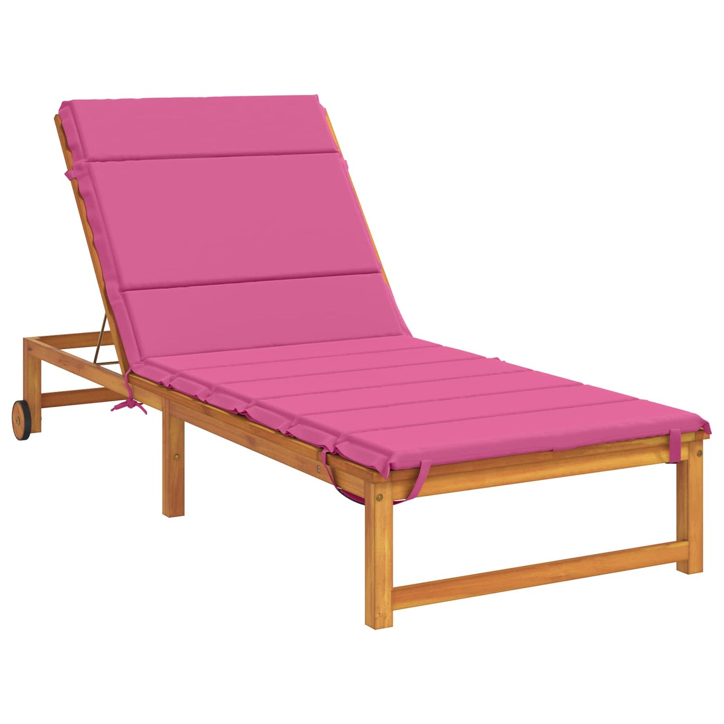Sunlounger Cushion GEMERT 100% Polyester Pink 200 x 70 x 3 cm