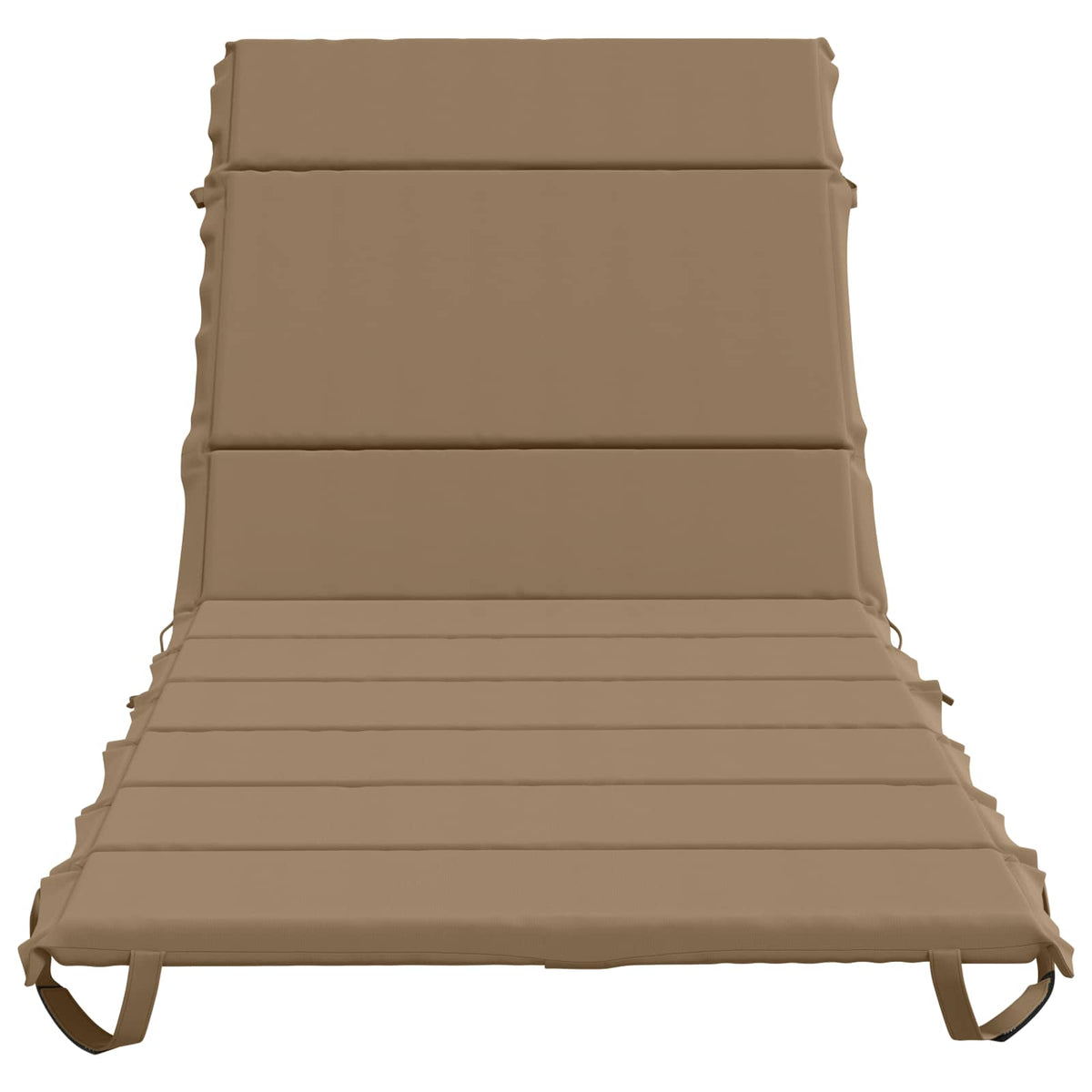 Sunlounger Cushion GEMERT 100% Polyester Taupe 200 x 70 x 3 cm