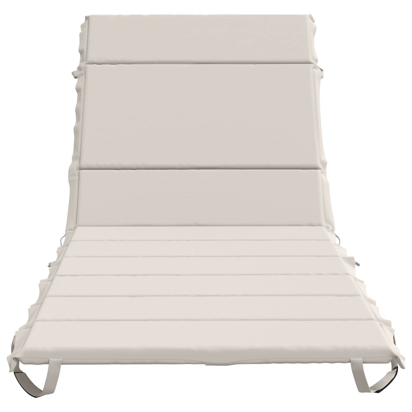 Sunlounger Cushion GEMERT 100% Polyester White 200 x 80 x 3 cm