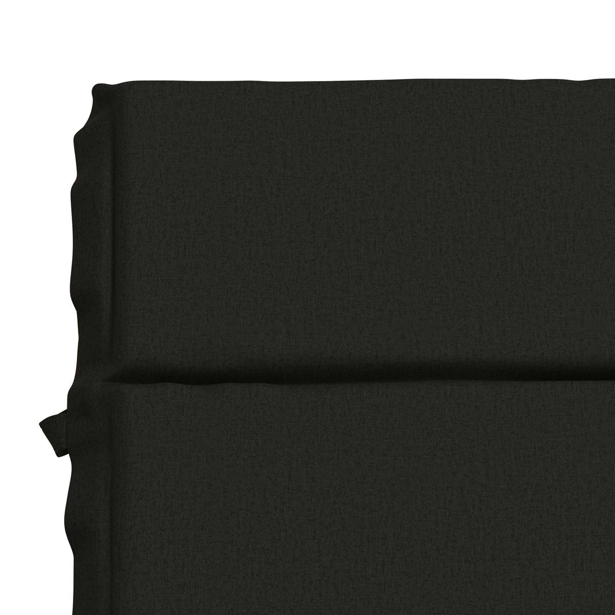 Sunlounger Cushion GEMERT 100% Polyester Black 200 x 80 x 3 cm