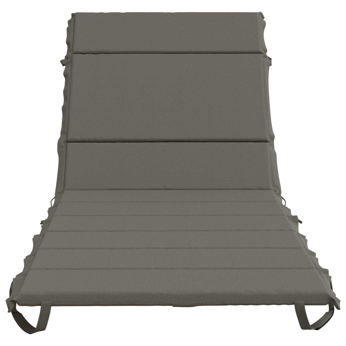Sunlounger Cushion GEMERT 100% Polyester Grey 200 x 80 x 3 cm