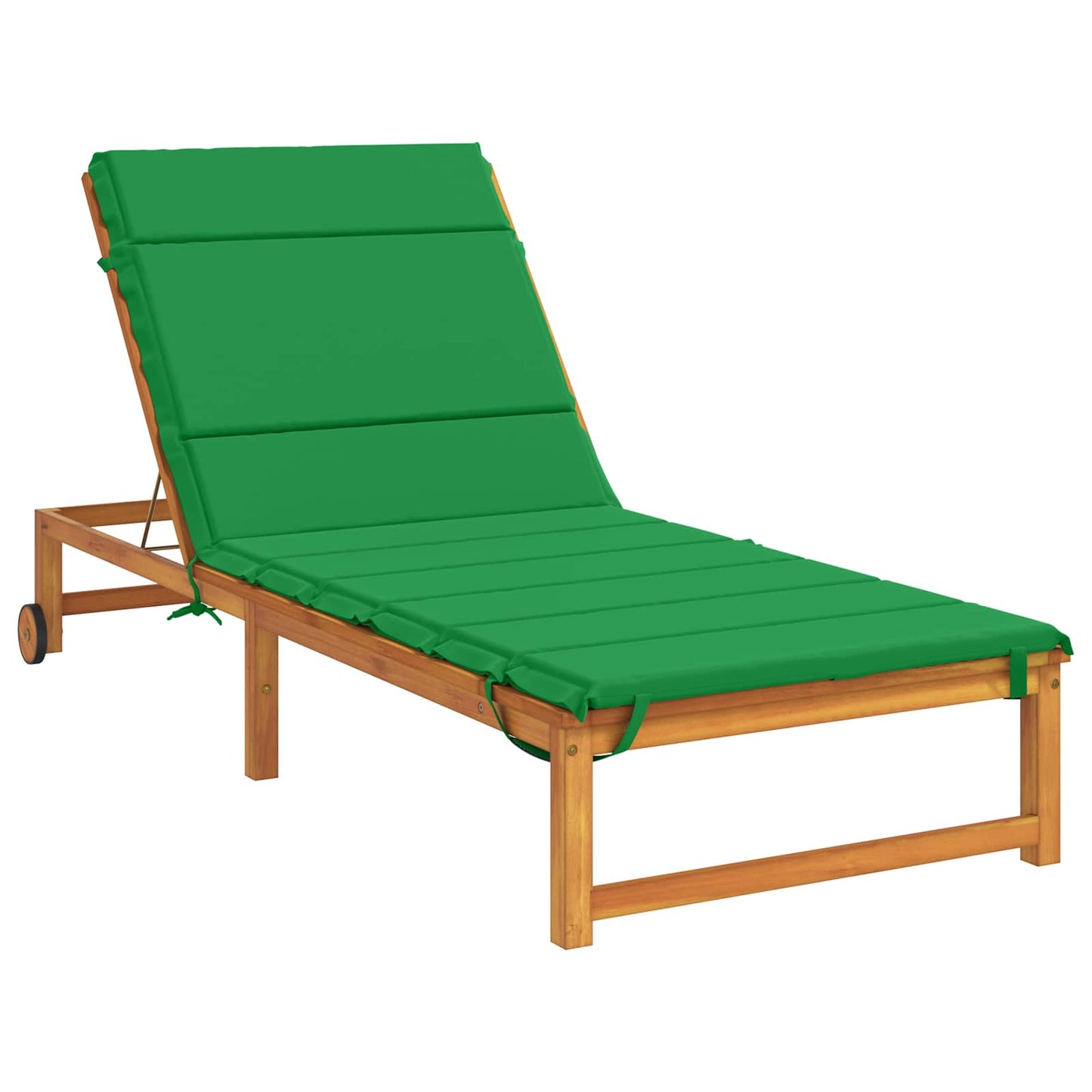 Sunlounger Cushion GEMERT 100% Polyester Green 200 x 80 x 3 cm