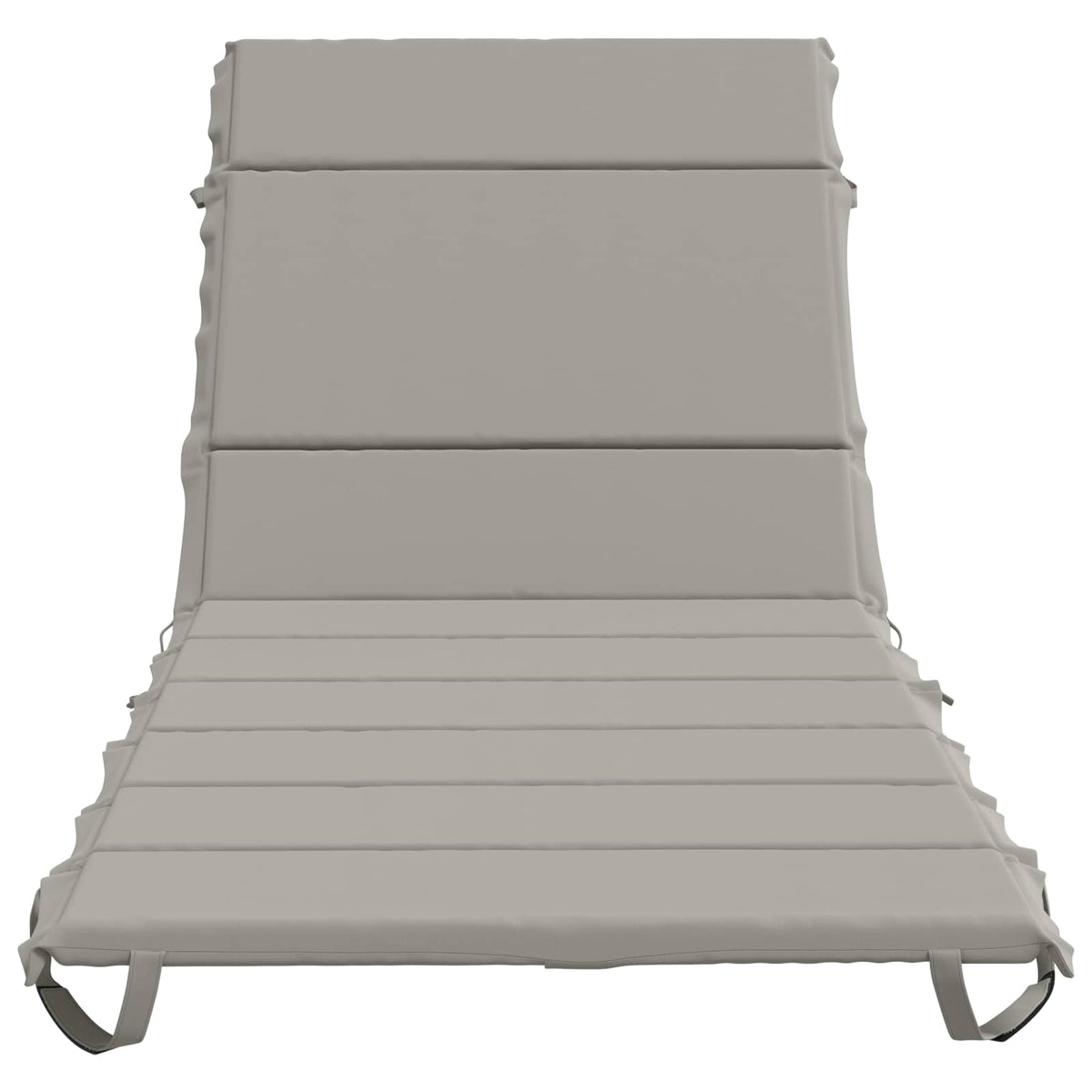 Sunlounger Cushion GEMERT 100% Polyester Grey 200 x 90 x 3 cm