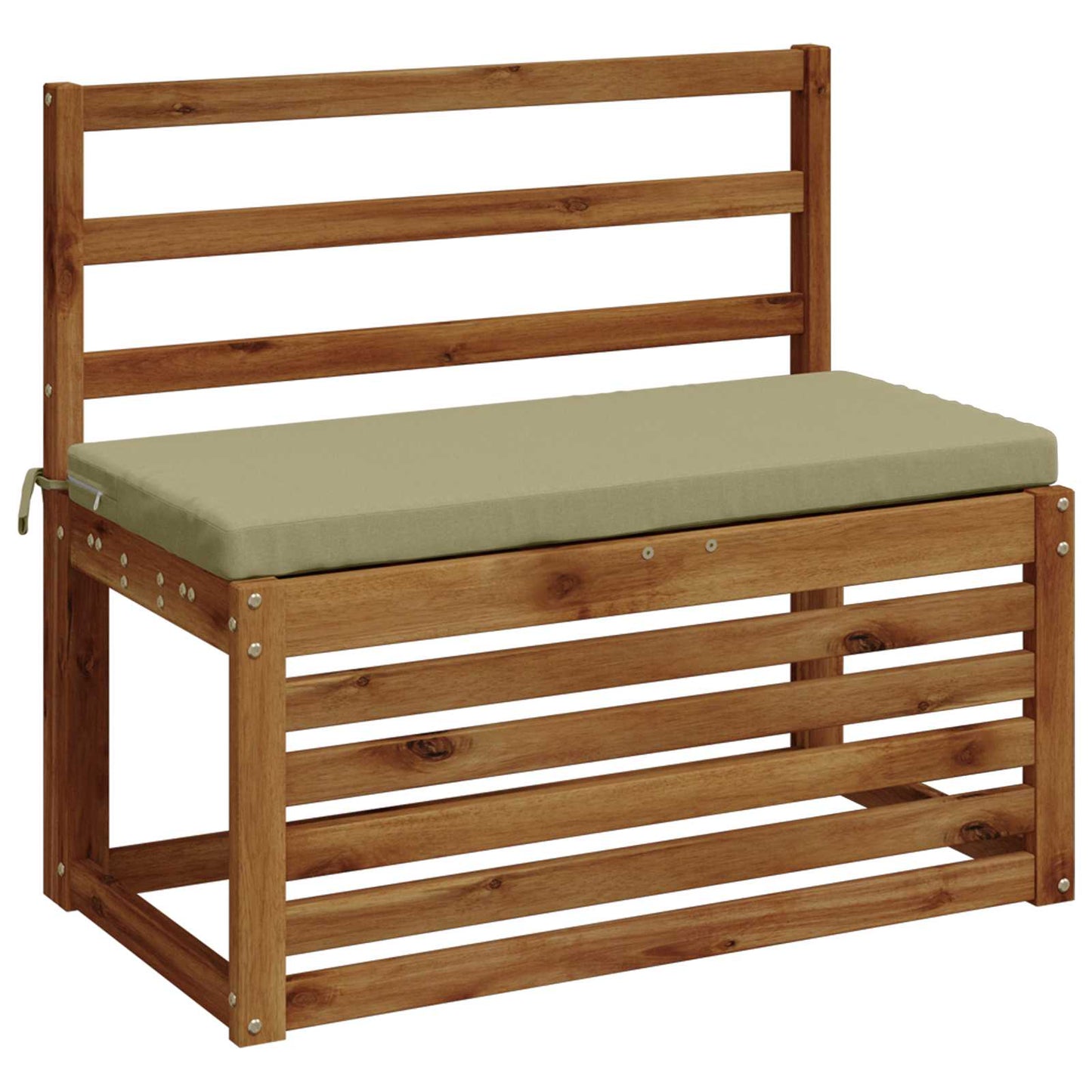 Bench Cushion SOEST 100% Polyester Light Green 60 x 40 x 5 cm