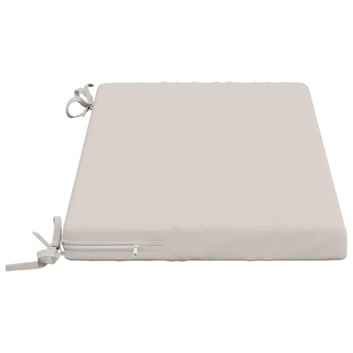 Bench Cushion SOEST 100% Polyester White 60 x 40 x 5 cm