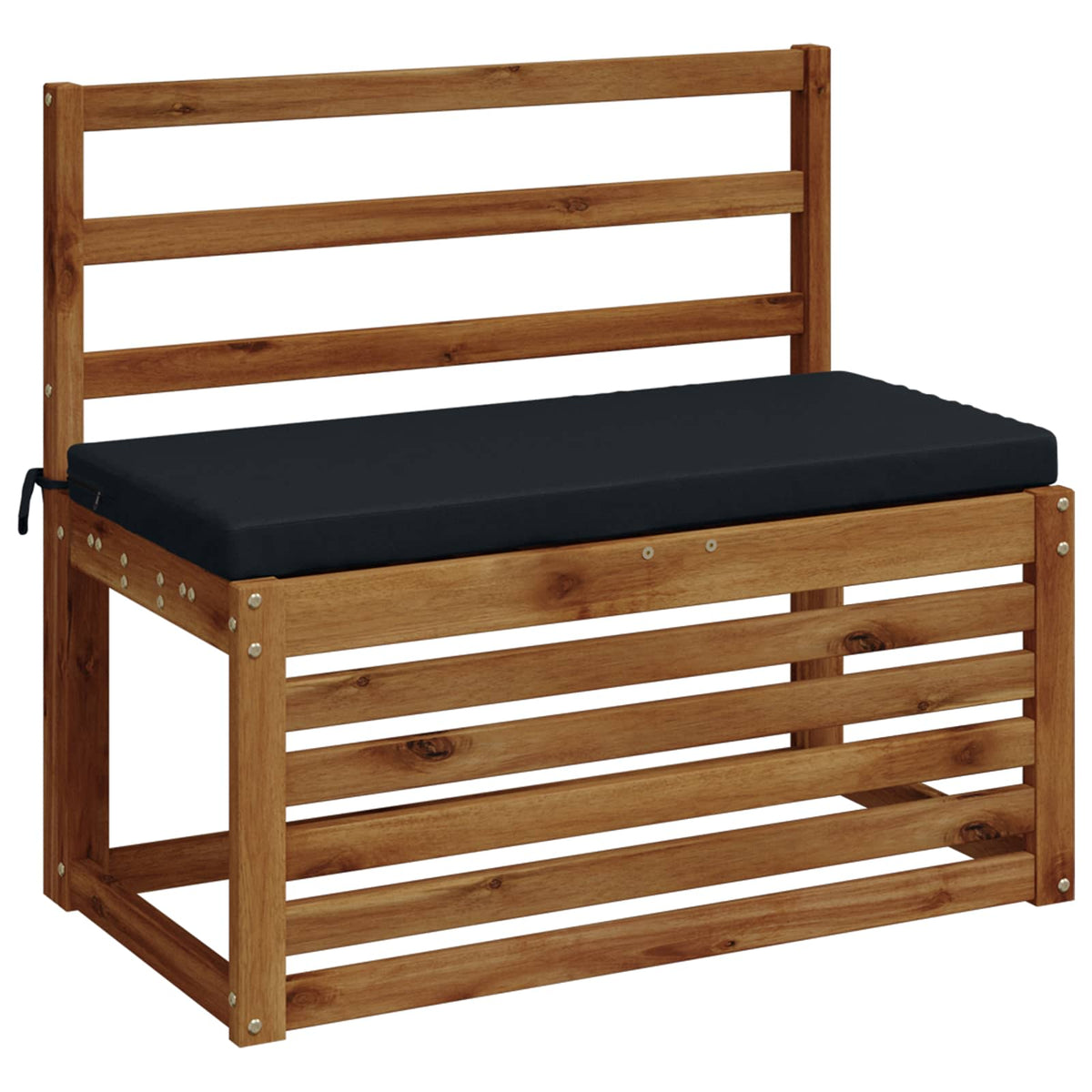 Bench Cushion SOEST 100% Polyester Dark Blue 60 x 40 x 5 cm