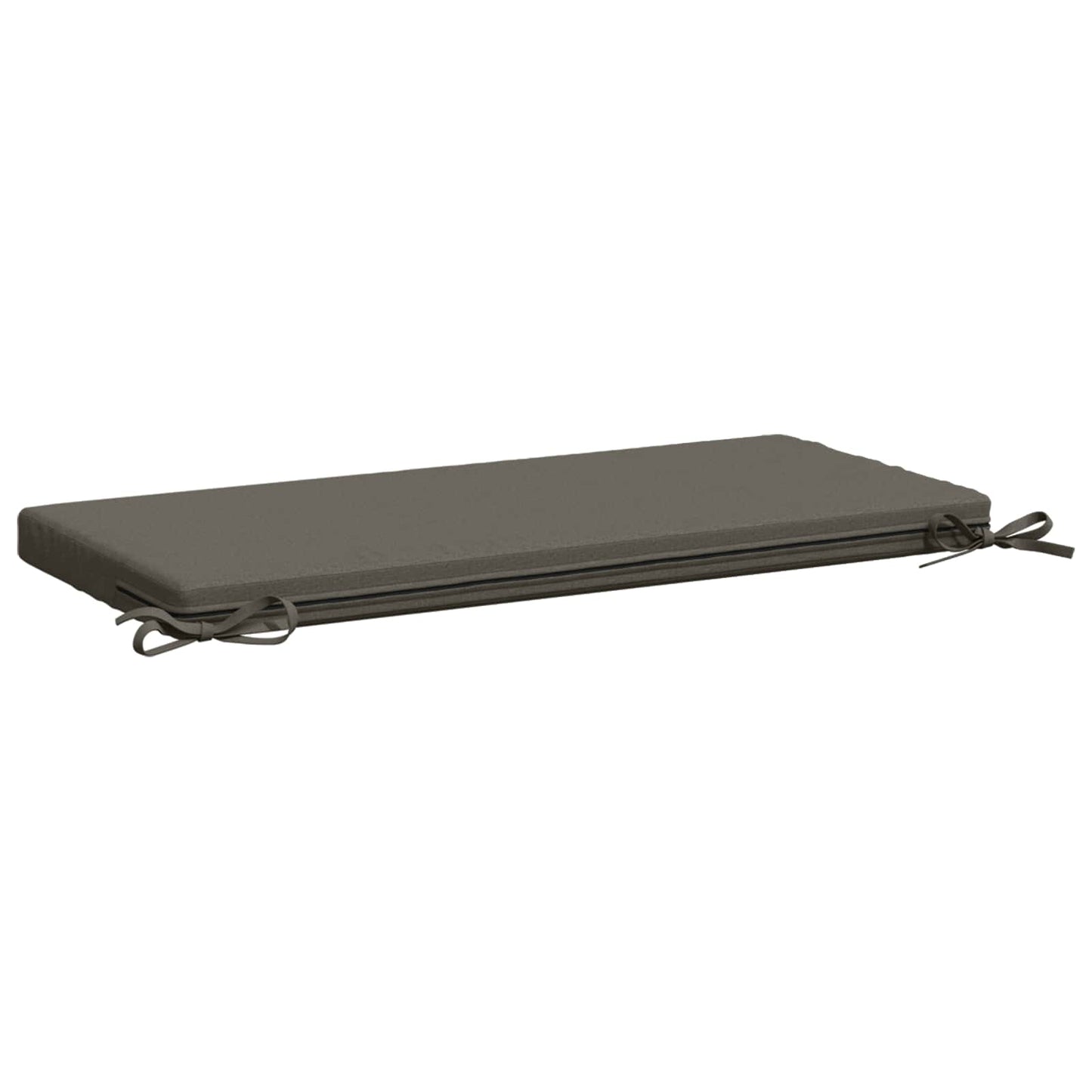 Bench Cushion SOEST 100% Polyester Grey 60 x 40 x 5 cm