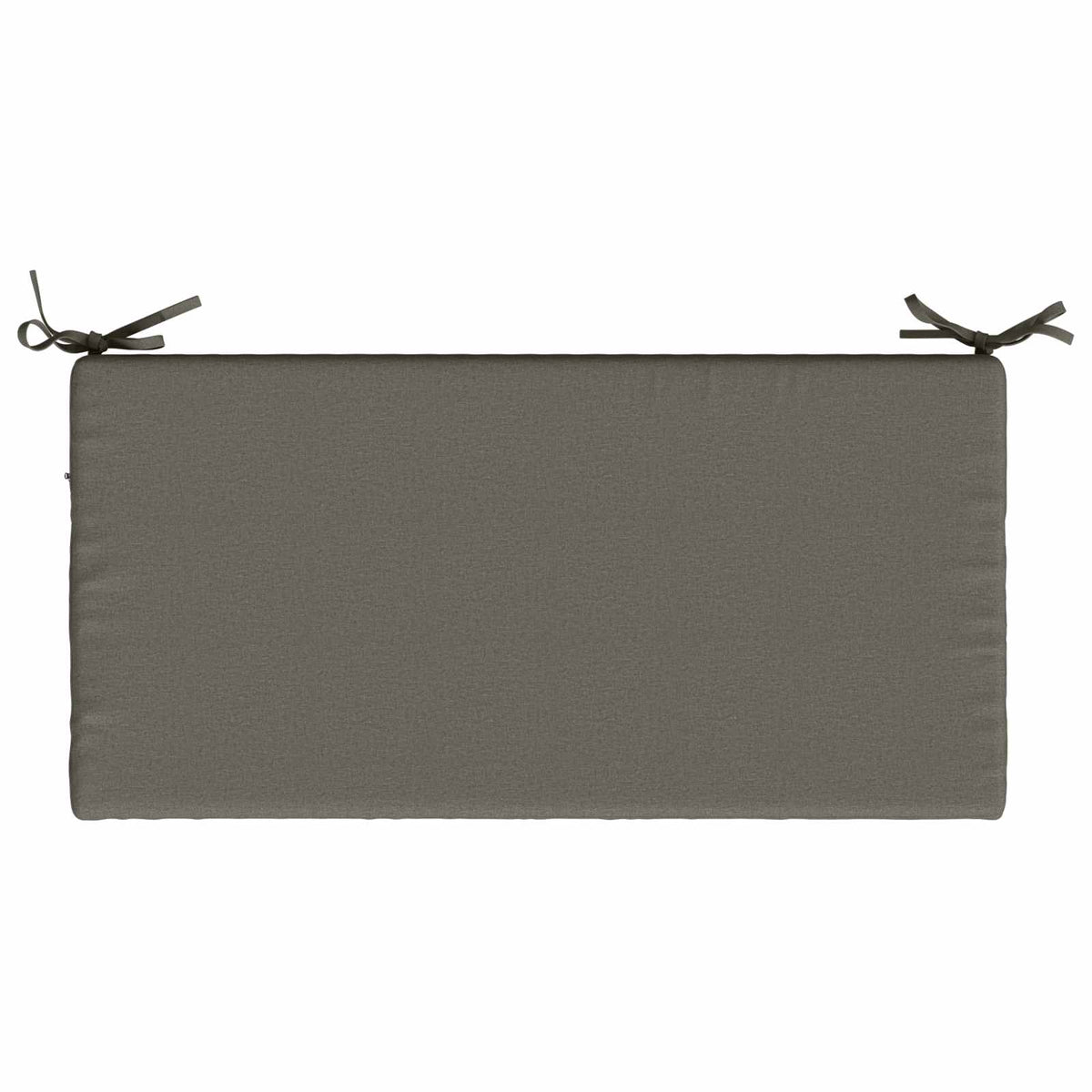 Bench Cushion SOEST 100% Polyester Grey 60 x 40 x 5 cm
