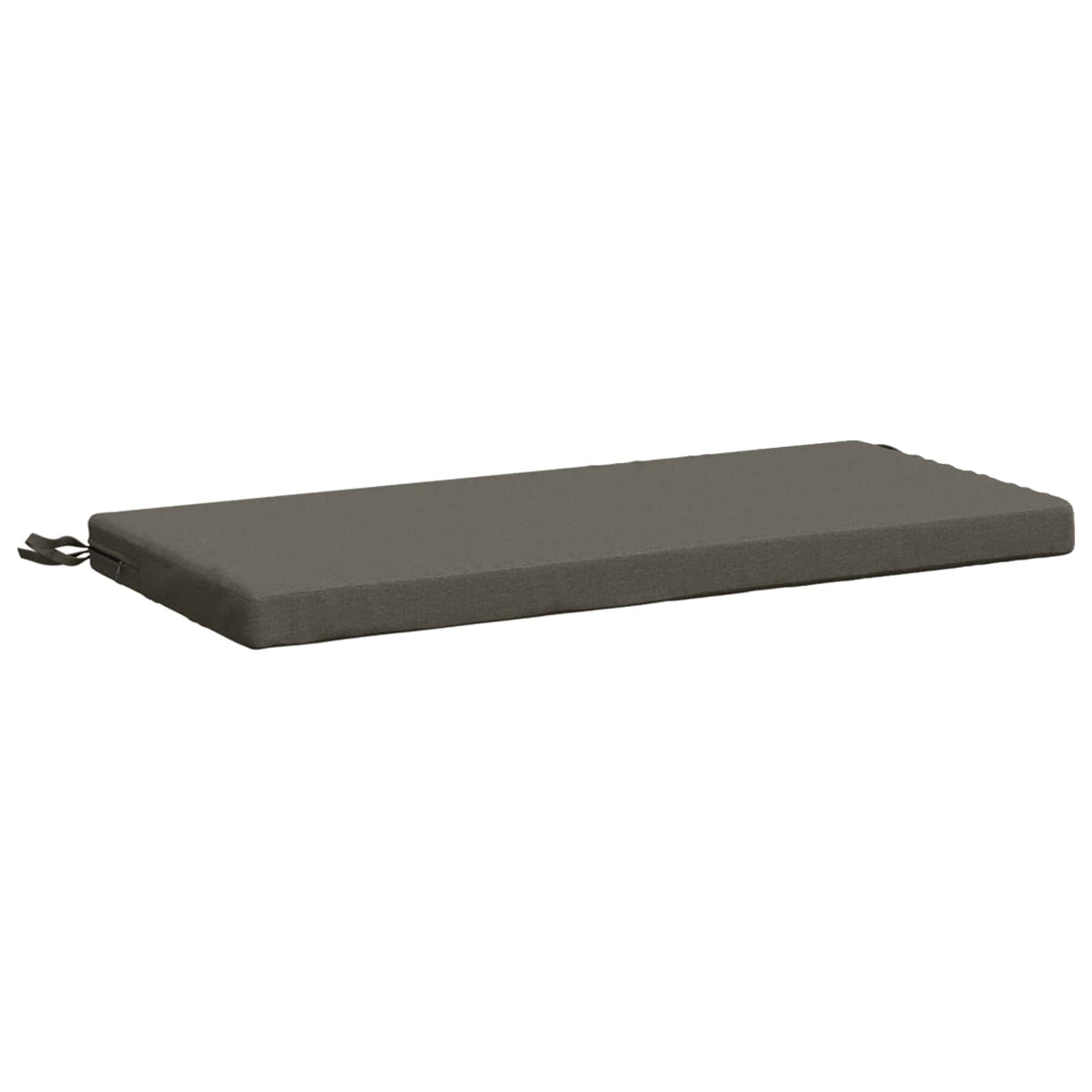 2-Piece Bench Cushions SOEST 2 pcs 100% Polyester Grey