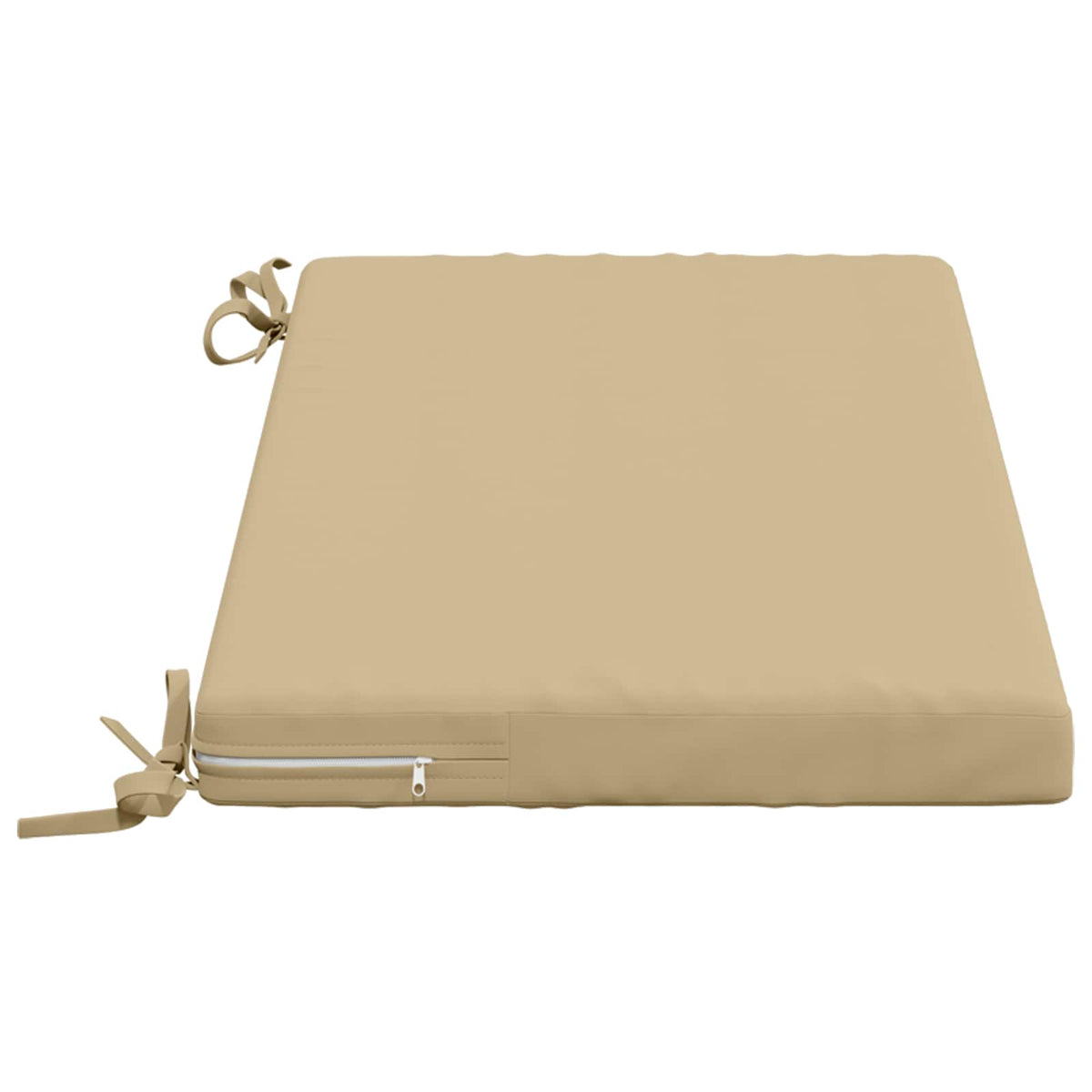 Bench Cushions SOEST 2 pcs 100% Polyester Beige 60 x 40 x 5 cm