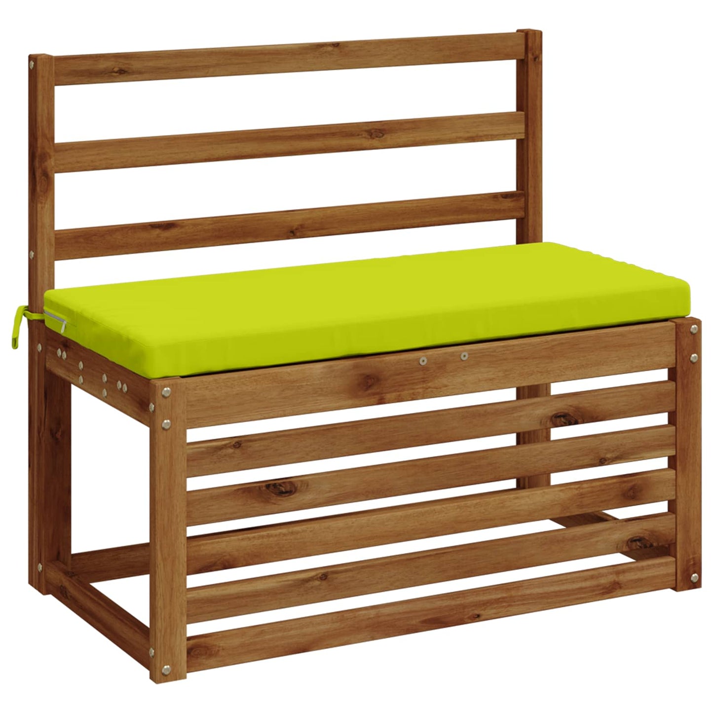 Bench Cushion SOEST 100% Polyester Bright Green 60 x 40 x 5 cm