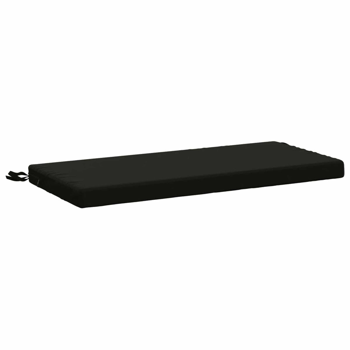 Bench Cushion SOEST 100% Polyester Black 60 x 40 x 5 cm